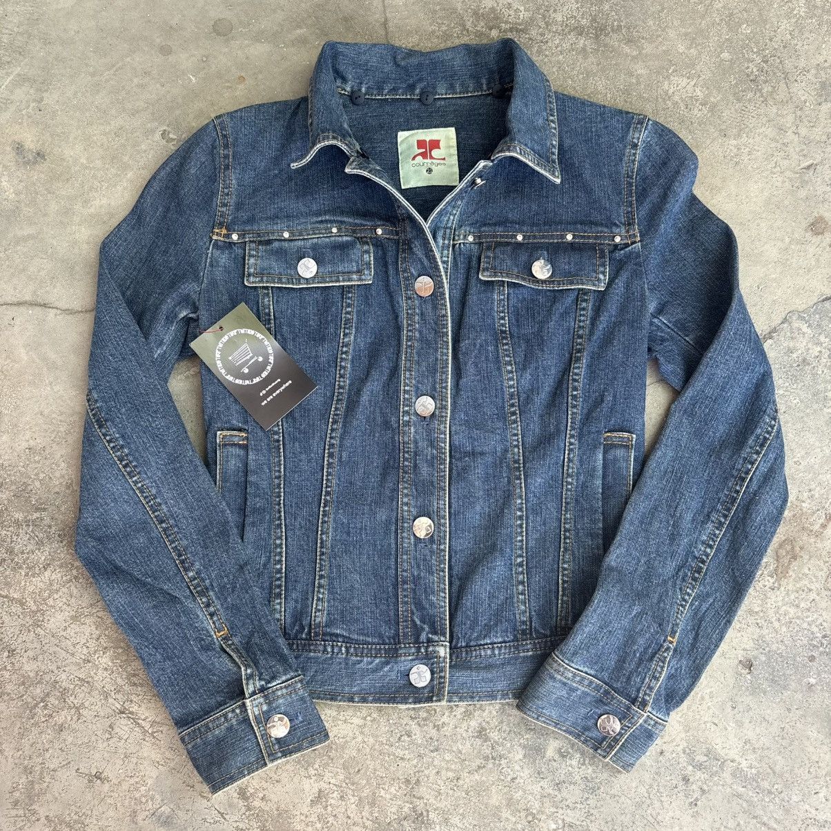 Courreges Courreges denim jacket Size XS / US 0-2 / IT 36-38 - 1 Thumbnail