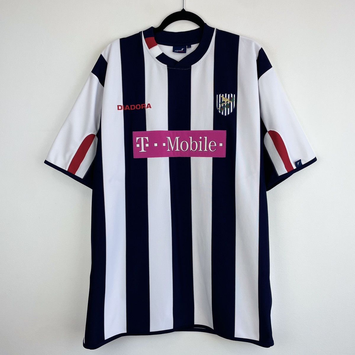 Diadora Vintage West Bromwich Away Diadora Jersey Shirt 2004/2005 Size US XXL / EU 58 / 5 - 1 Thumbnail