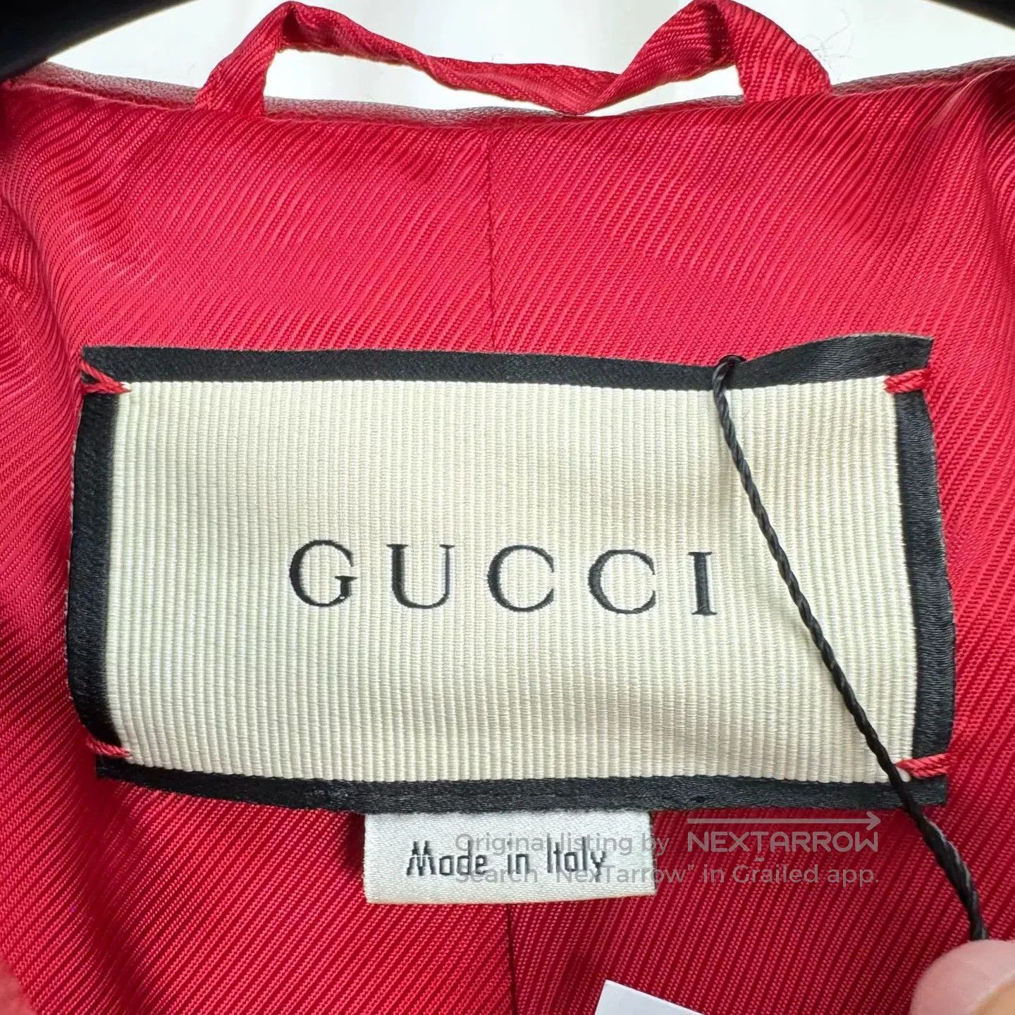Gucci gucci red patterned denim jacket. Size S / US 4 / IT 40 - 5 Thumbnail