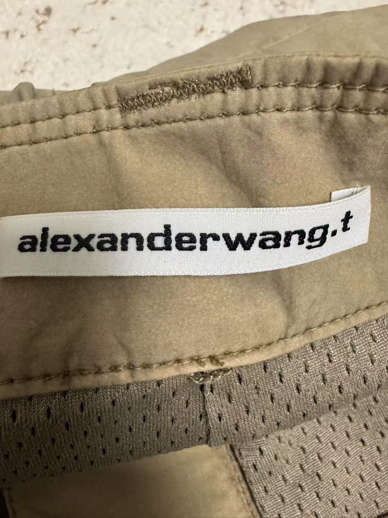 Alexander Wang AW new khaki short skirt new without tags Size 25" / US 0 / IT 36 - 2 Thumbnail