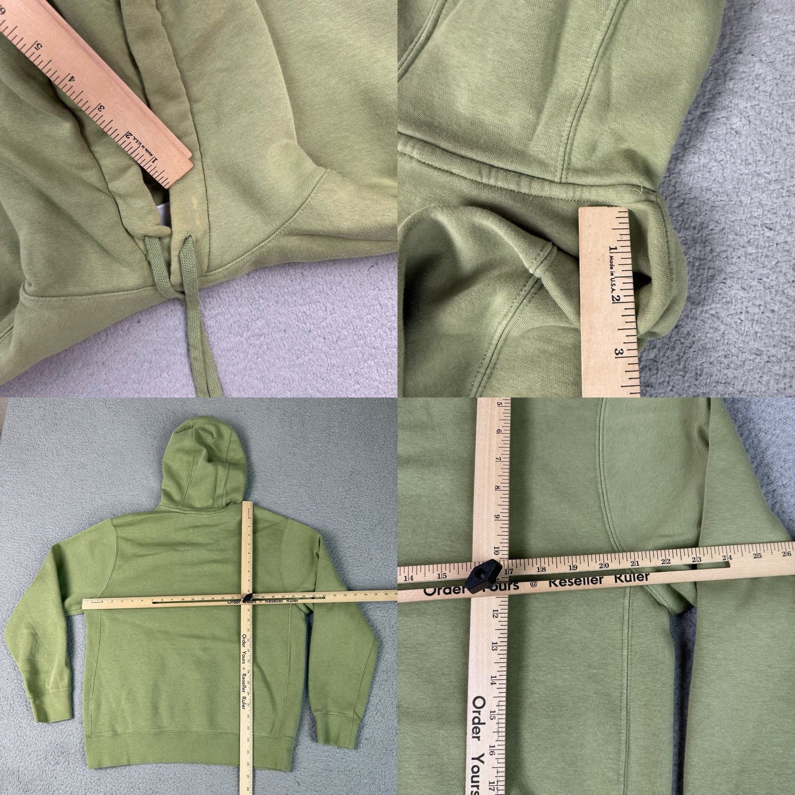 Nike Nike Hoodie Mens M Green Sweatshirt Club Fleece Sportswear Distressed Rare Embroidered Logo Full Zip Hooded Pockets 90s Grunge Vintage? Size US M / EU 48-50 / 2 - 8 Thumbnail