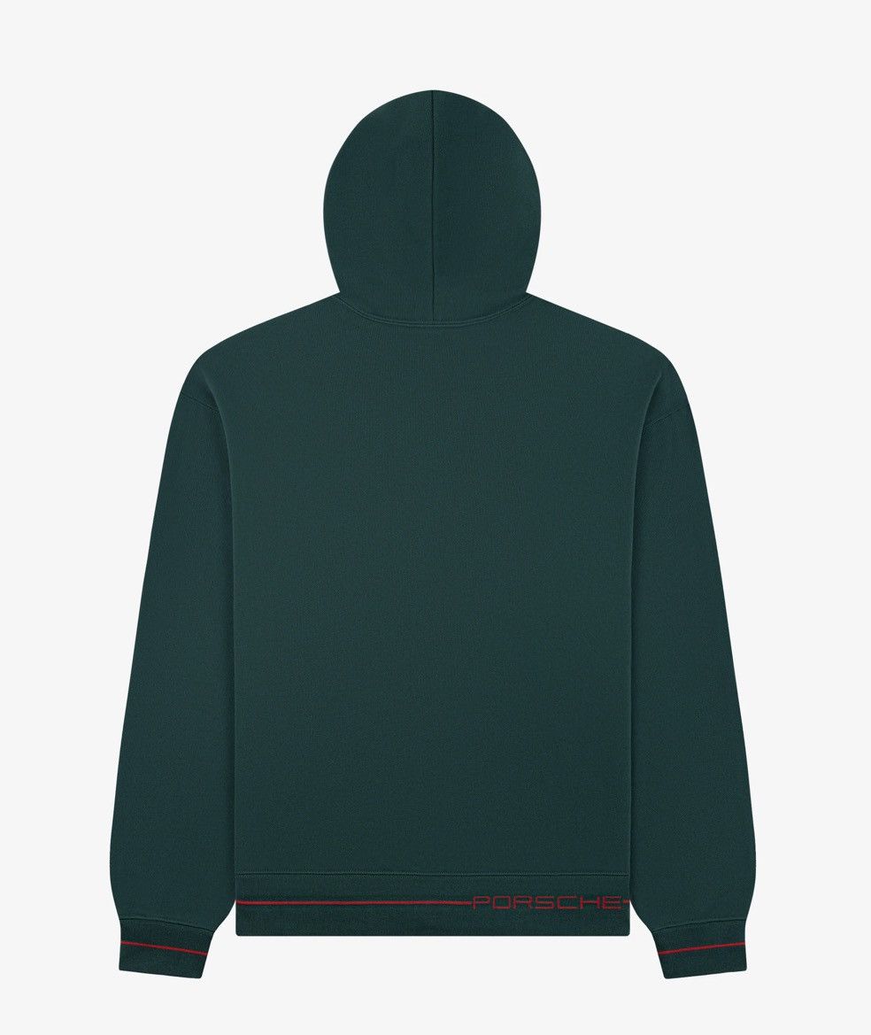 Aime Leon Dore × Porsche Design Aime Leon Dore ALD / Porsche Full-Zip Hoodie Green XL Size US XL / EU 56 / 4 - 2 Thumbnail