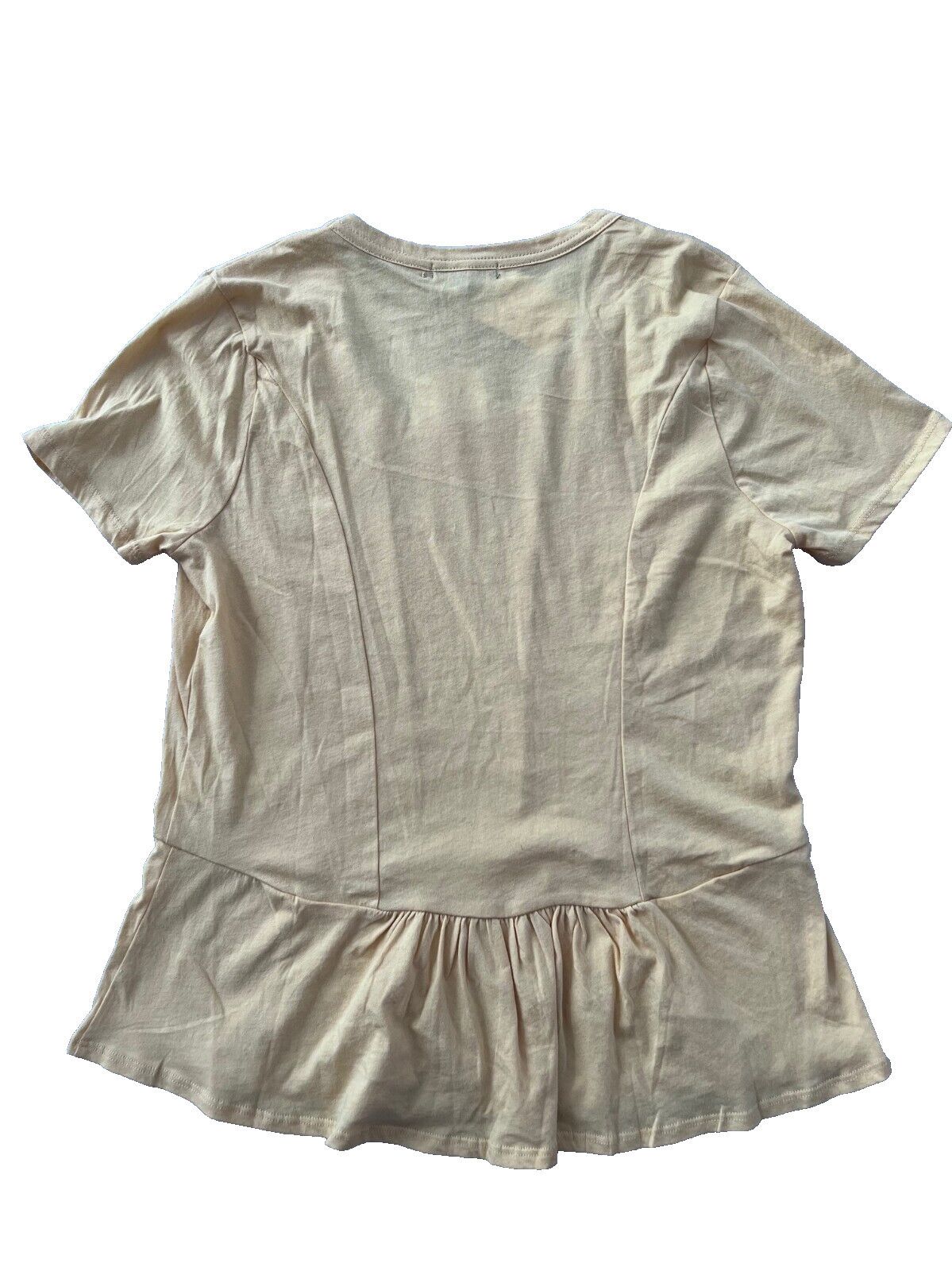 Joe's Joe's Collection Peggy Peplum Ruffled Top Pastel Yellow M Size M / US 6-8 / IT 42-44 - 3 Thumbnail