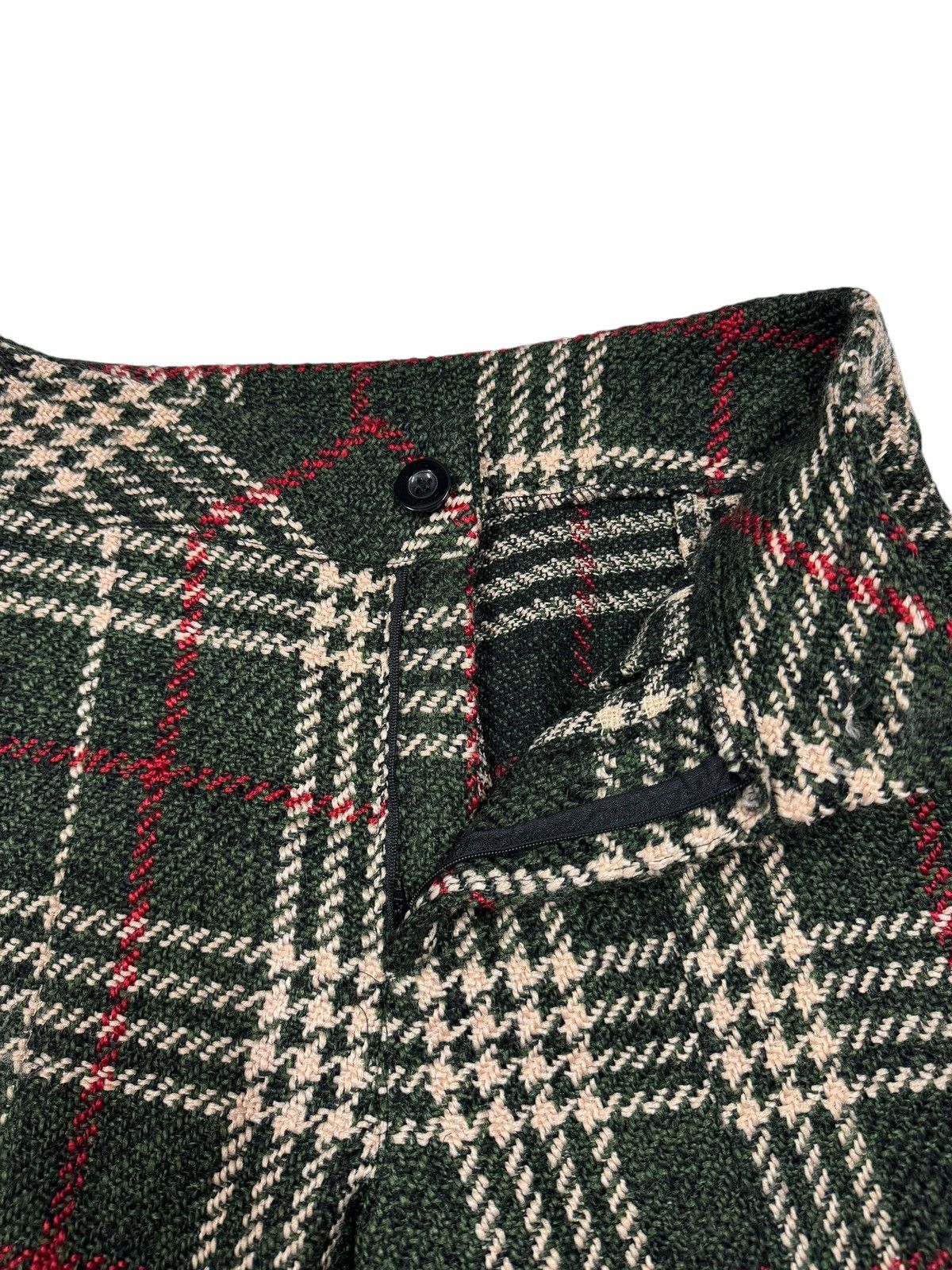 Japanese Brand × Vintage Vtg🔥Harem Tartan Green Ballon Pants Baggy Shorts Size 30" / US 8 / IT 44 - 7 Thumbnail