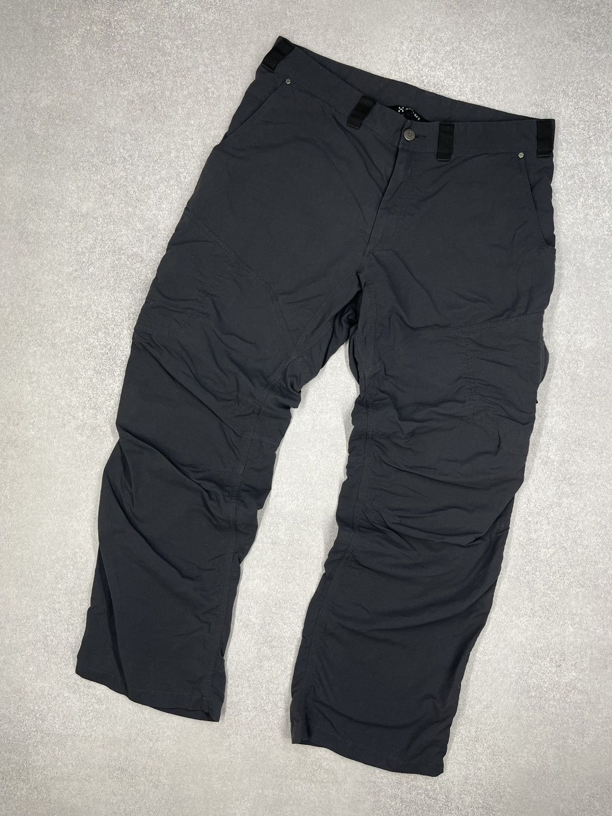 Haglofs Mens Haglofs Nylon Grey Pants Outdoor Gorpcore Size US 34 / EU 50 - 1 Thumbnail