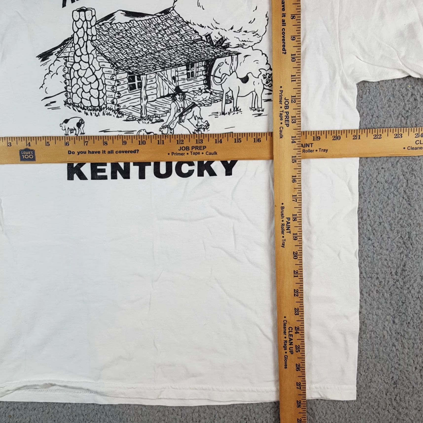 Gildan VINTAGE Kentucky Hillbilly Redneck Cartoon Men's L T-Shirt Size US L / EU 52-54 / 3 - 7 Thumbnail