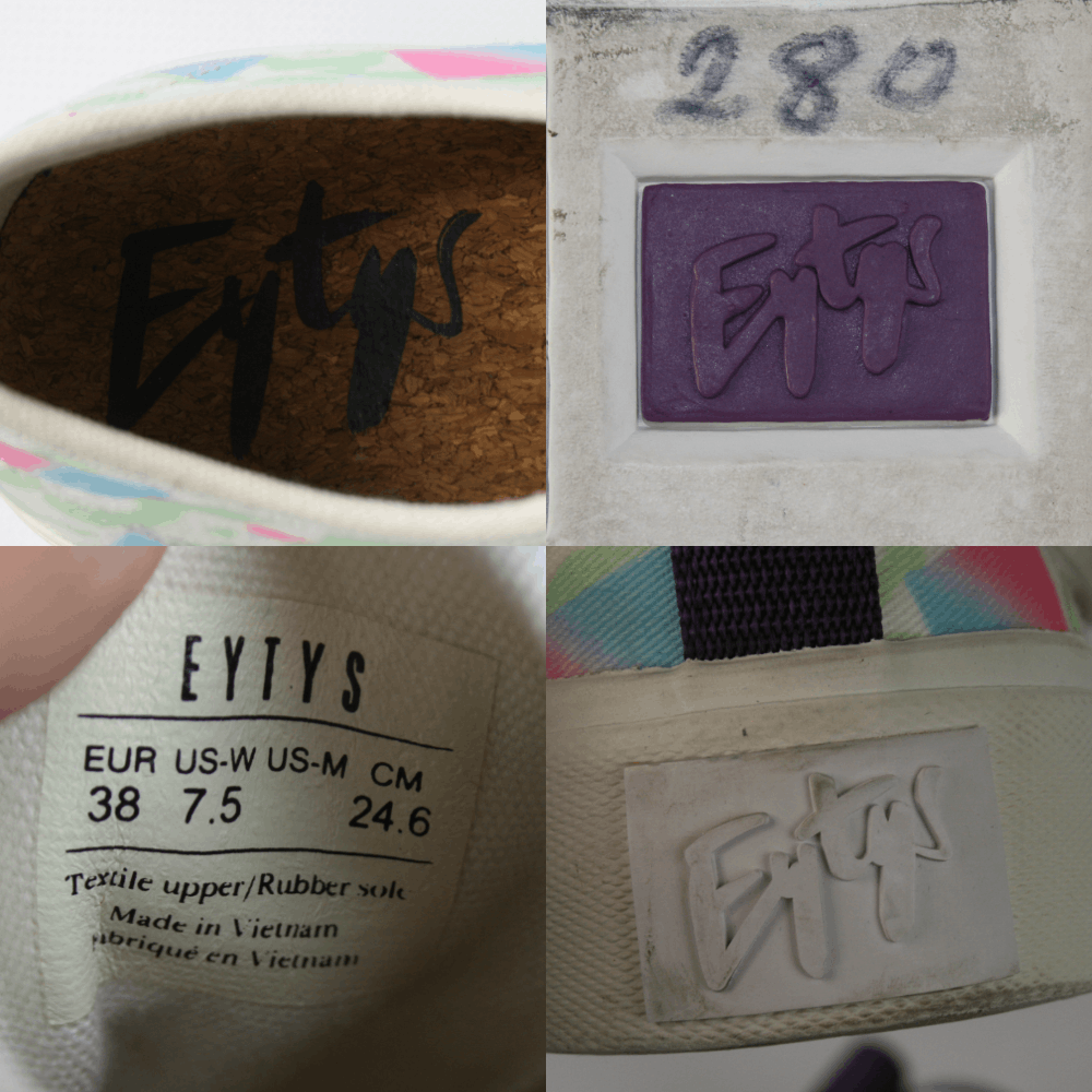 Eytys Mother Canvas Low Sneakers Size US 7.5 / IT 37.5 - 10 Thumbnail