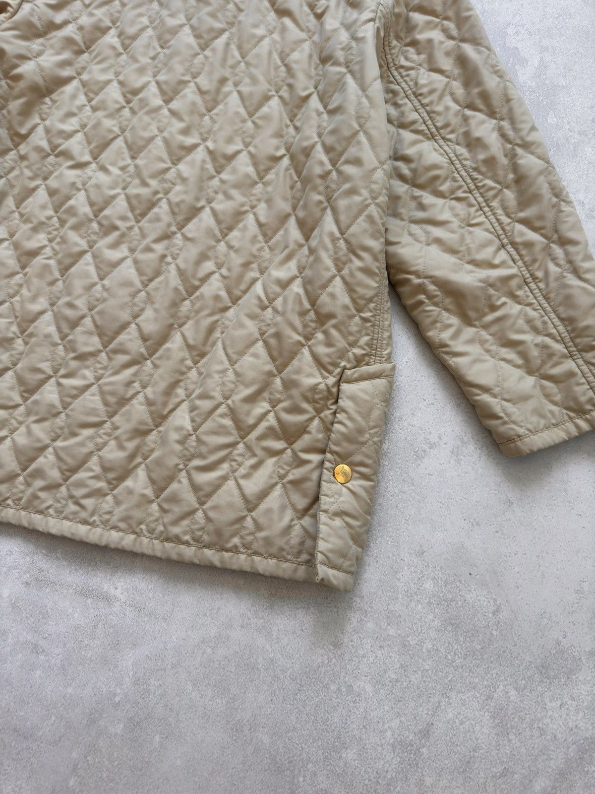 Burberry Vintage Burberrys 90s Nova Check Quilted Coat Jacket Logo Size US L / EU 52-54 / 3 - 20 Thumbnail