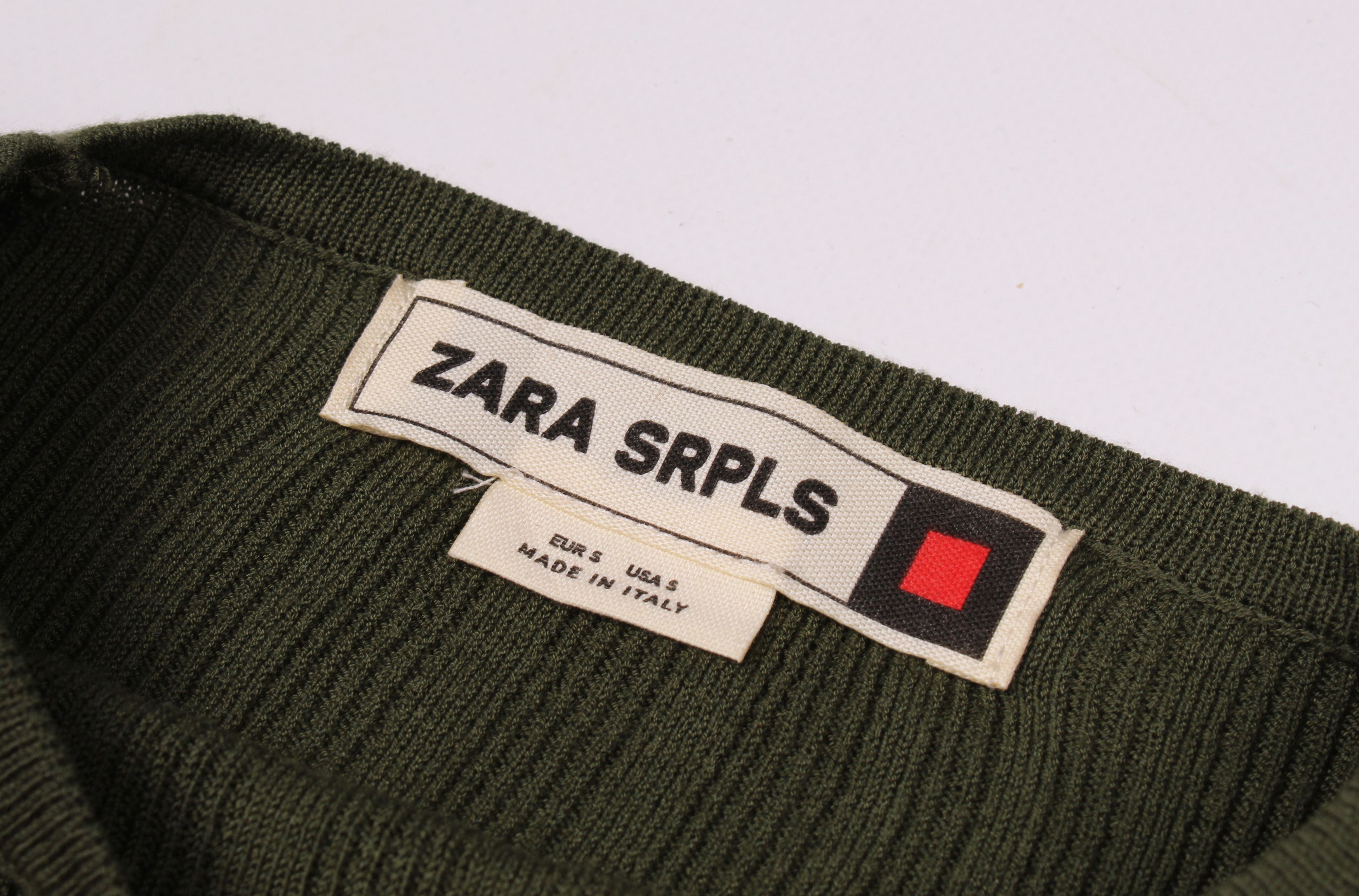Zara Zara SRPLS Cut Out Rib Knit Mini Dress Size S / US 4 / IT 40 - 6 Thumbnail