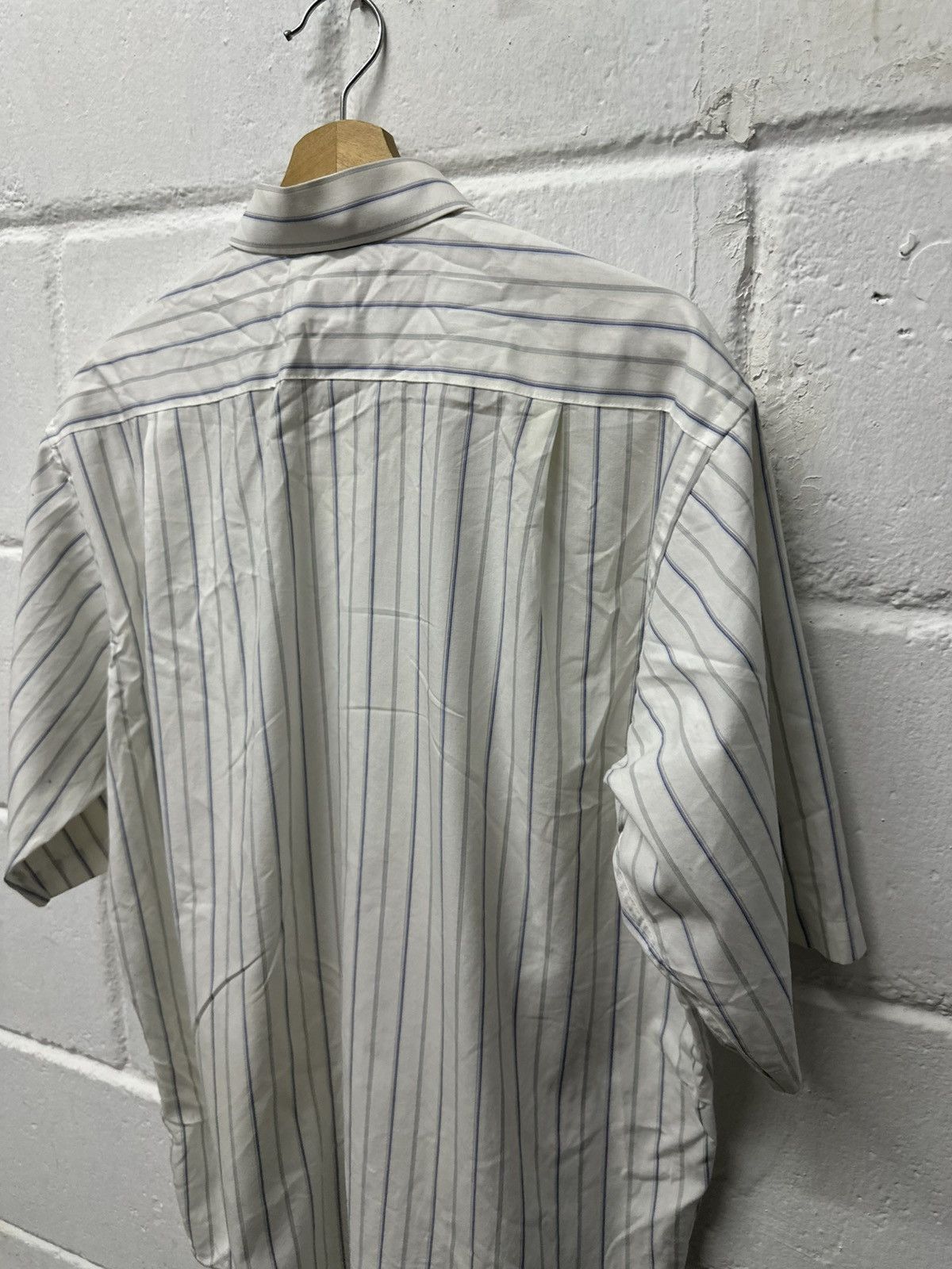 Issey Miyake 1990 - Issey Miyake Design Studio Vertical Stripe Shirt Size US XL / EU 56 / 4 - 18 Thumbnail