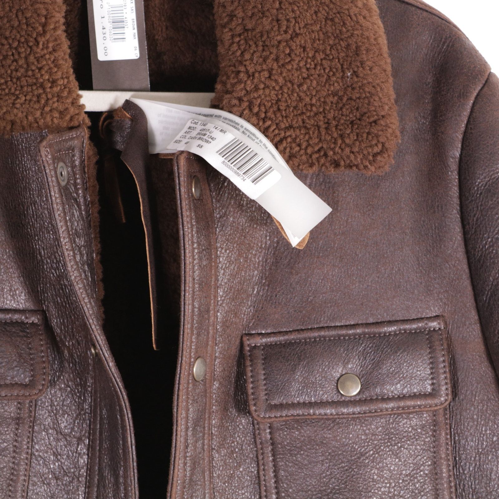 Salvatore Santoro Salvatore Santoro Leather Shearling Flight Jacket 48 New Size US M / EU 48-50 / 2 - 5 Thumbnail