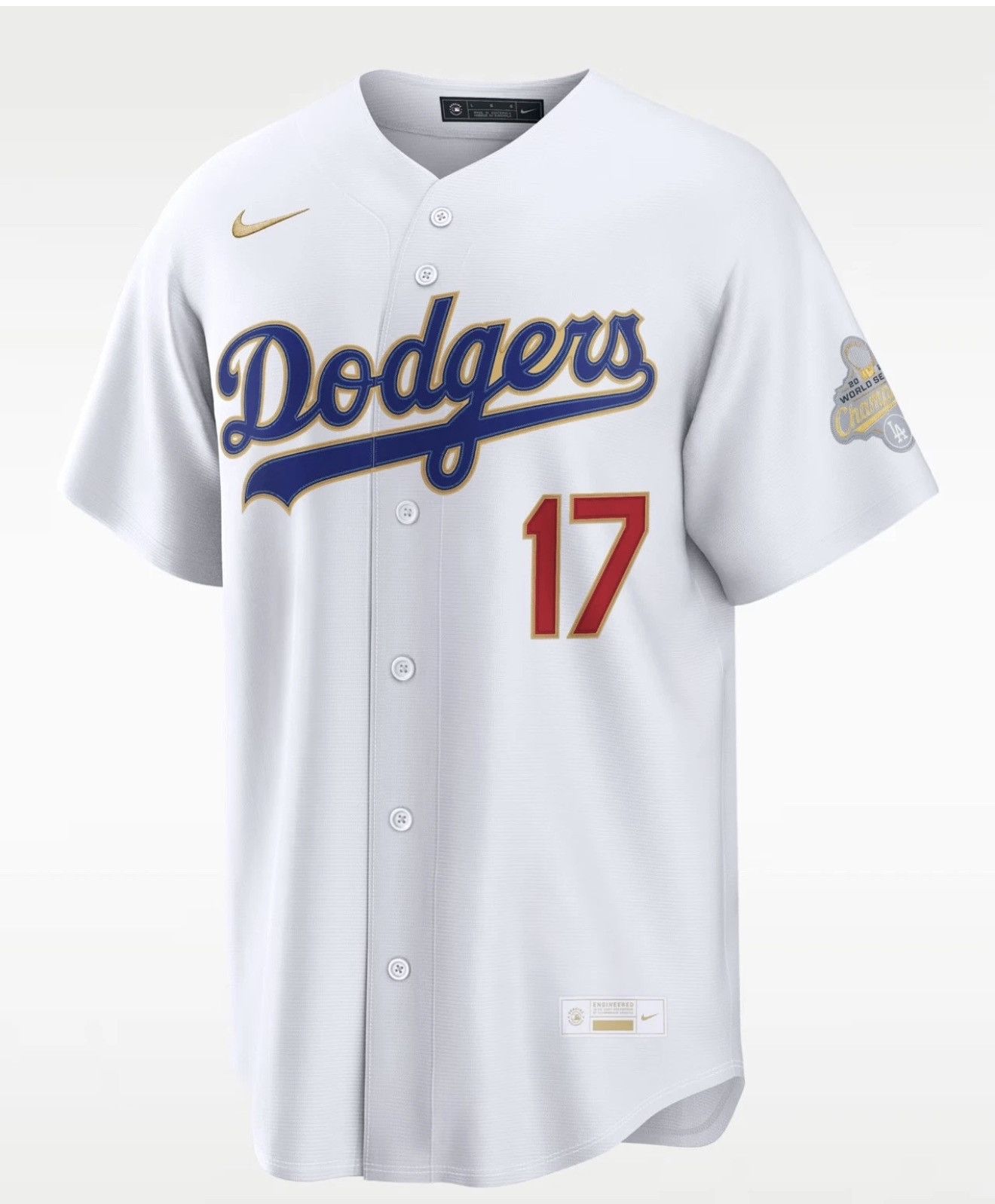 Nike NIKE SHOHEI OHTANI DODGERS 2025 WS CHAMP JERSEY GOLD SERIES Size US M / EU 48-50 / 2 - 1 Thumbnail