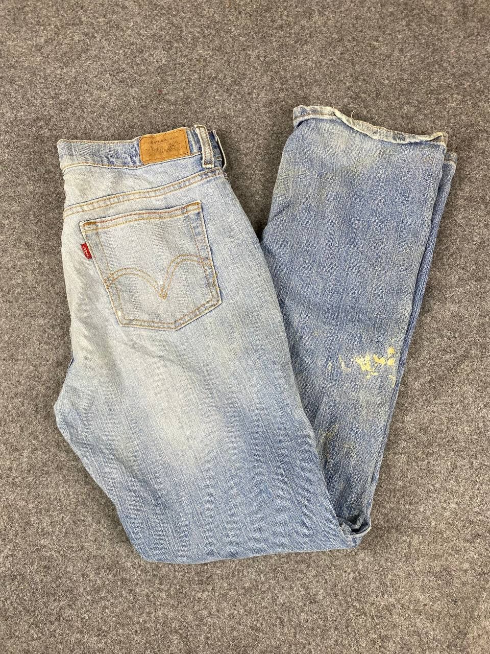 Levi's vintage levis 505 straight leg distressed denim Size US 31 - 2 Thumbnail