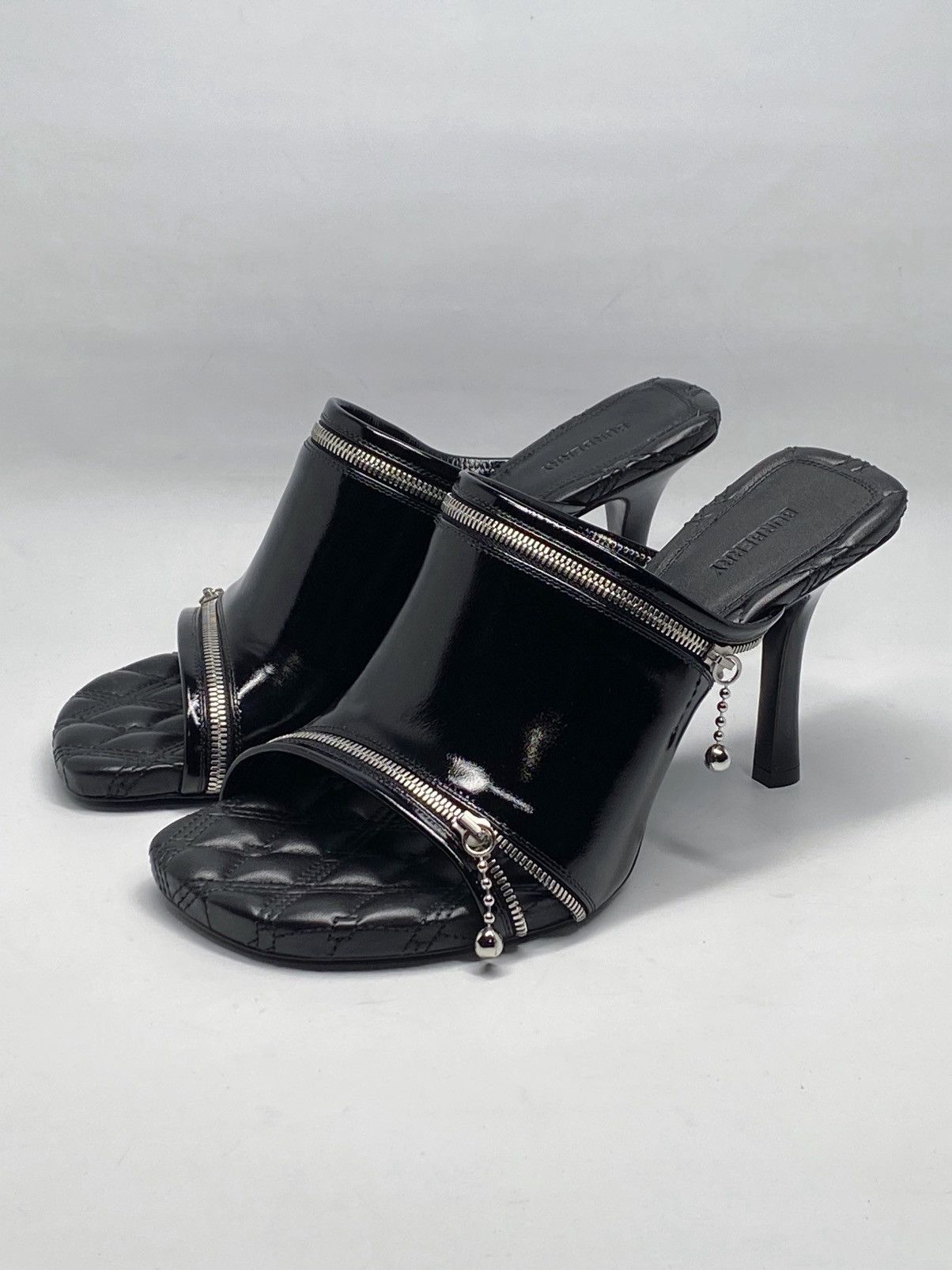 Burberry Burberry Peep High Heel Slide Sandals size 39 Size US 9 / IT 39 - 3 Thumbnail