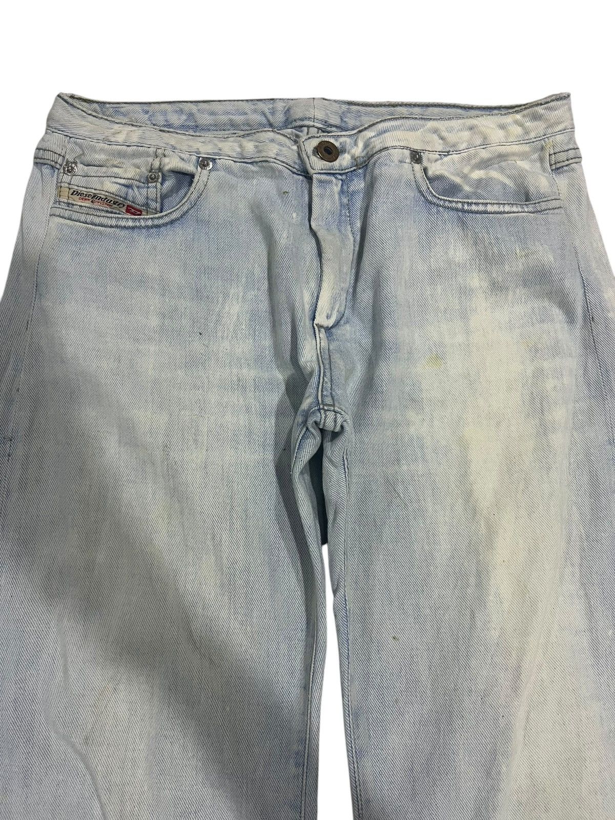 If Six Was Nine VINTAGE Y2K DIESEL LIGHT BLUE WASHED DENIM Size US 30 / EU 46 - 2 Thumbnail