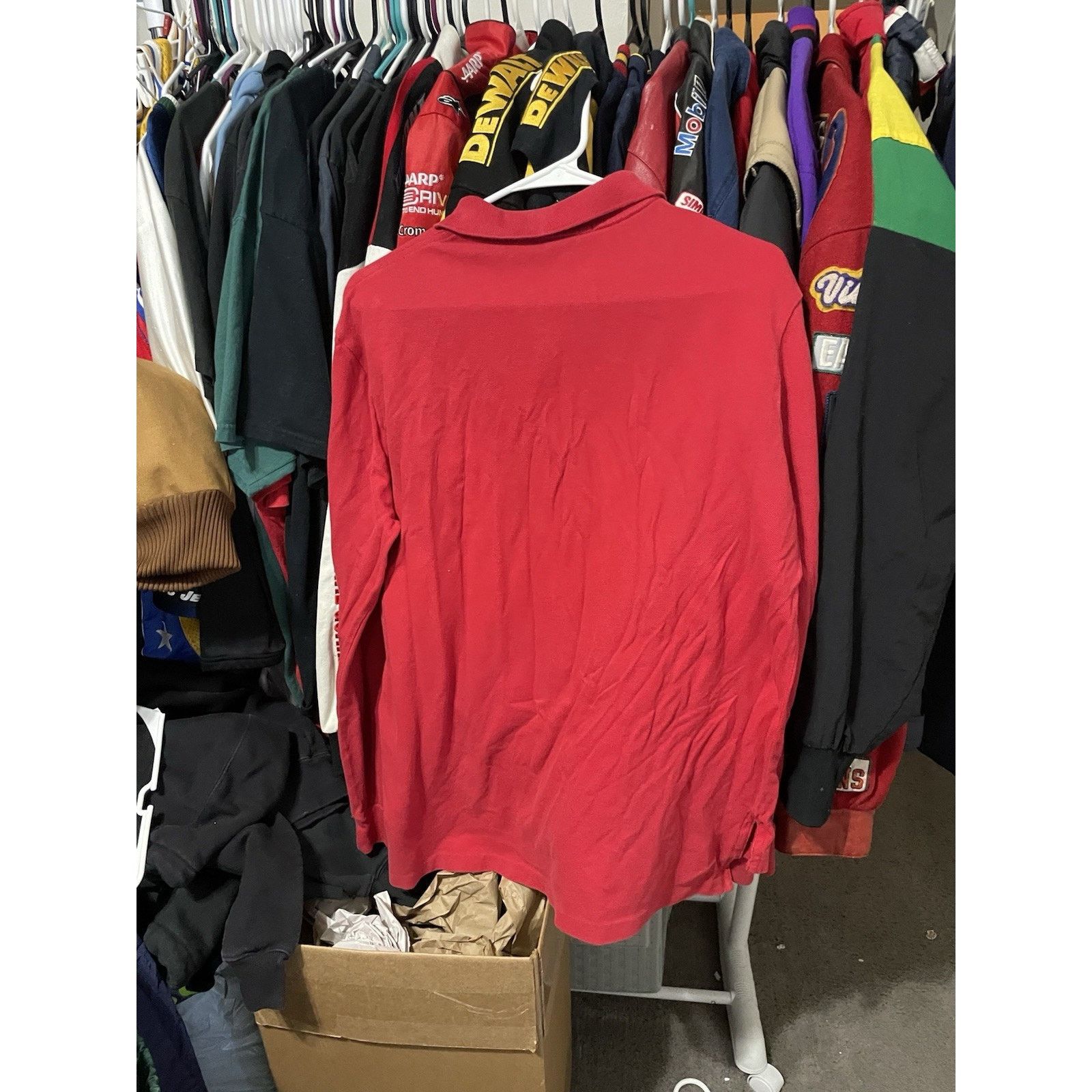 Polo Ralph Lauren Size L- VTG Polo Ralph Lauren Big Pony Rugby Red Shirt Size US L / EU 52-54 / 3 - 2 Thumbnail