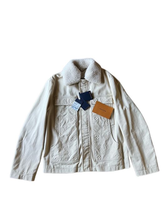 Louis Vuitton, Jackets & Coats, Louis Vuitton X Nigo Monogram Crazy Denim  Workwear Jacket By Virgil Abloh 48