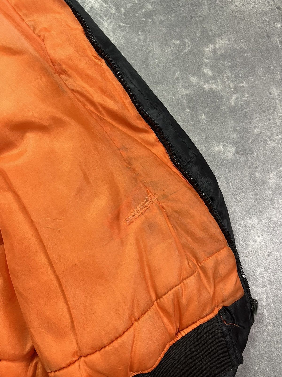 Japanese Brand 90s St. Army Industries Distressed Faded Bomber Jacket XXL Size US XXL / EU 58 / 5 - 17 Thumbnail