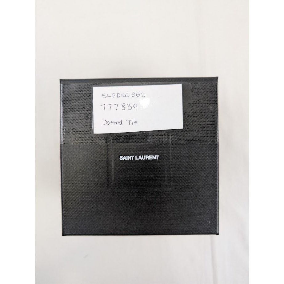 Saint Laurent Paris o1rshd1 Size: OS / Dotted Tie in Black Size ONE SIZE - 18 Thumbnail