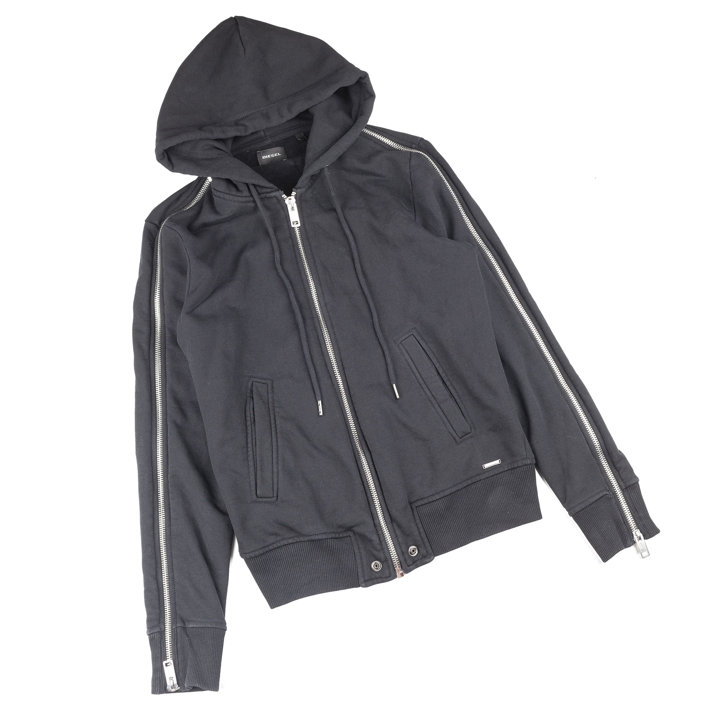Diesel × Diesel Black Gold Diesel Vintage Black Zipper Jacket (M) Size US M / EU 48-50 / 2 - 1 Thumbnail
