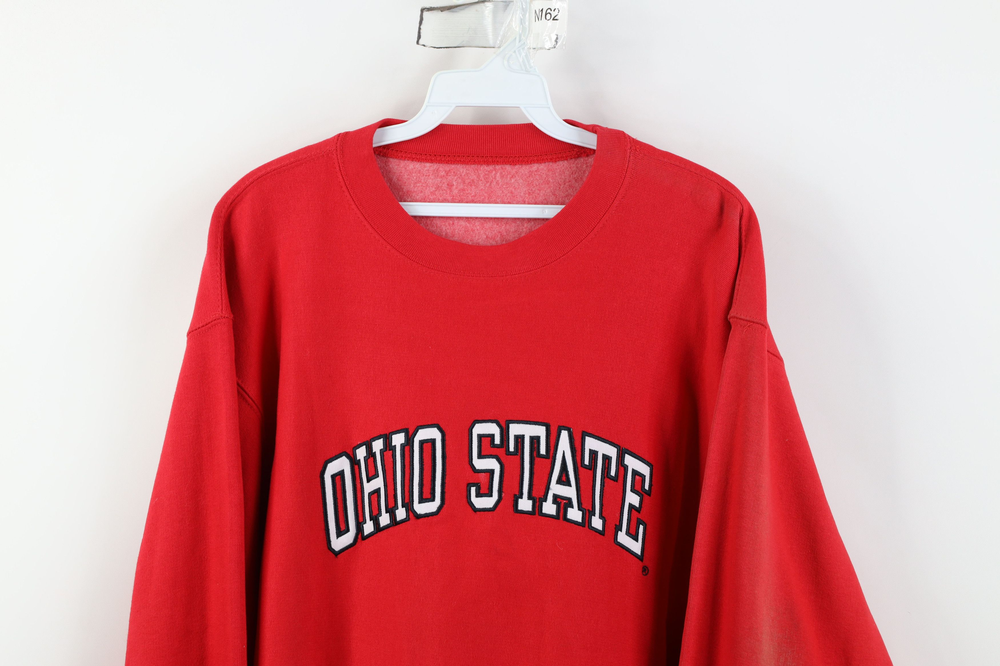 Vintage Vintage 90s Heavyweight Ohio State University Sweatshirt Size US XL / EU 56 / 4 - 2 Thumbnail