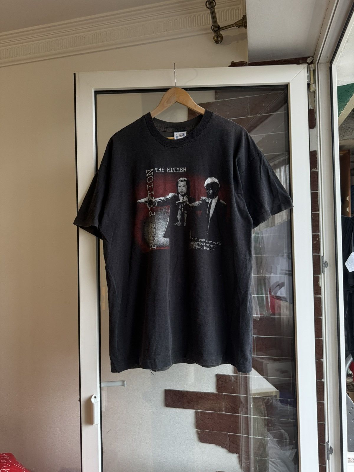 Band Tees Vintage Pulp Fiction movie 1994 screenstar Size US XL / EU 56 / 4 - 4 Thumbnail