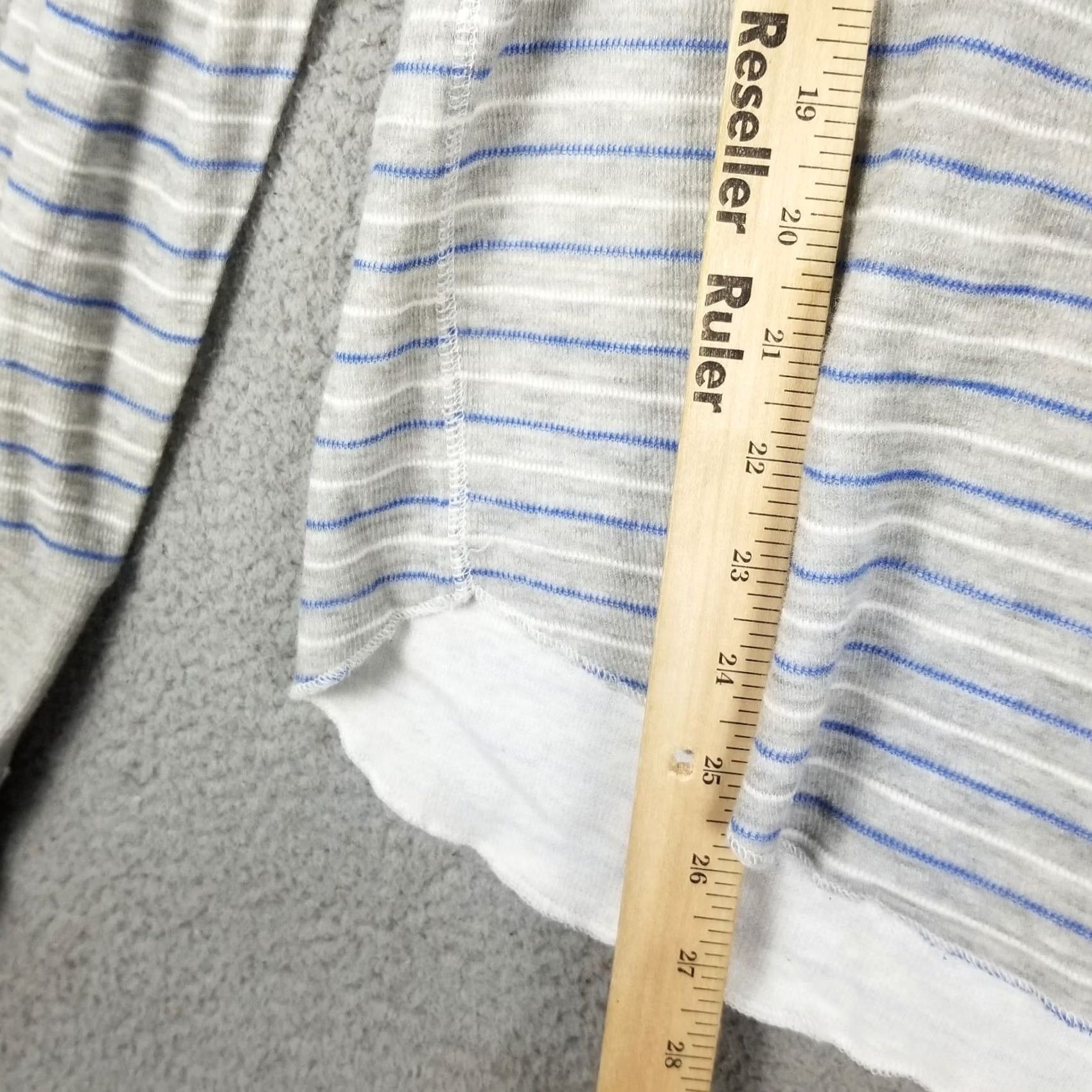 Nike Nike Sweater Shirt Woman L Striped Raglan Zip Crew Neck Lightweight Knit Cotton Blend Full Zip Pockets Logo 2020s (Nike PR) Mens Womens Girls Size L / US 10 / IT 46 - 5 Thumbnail