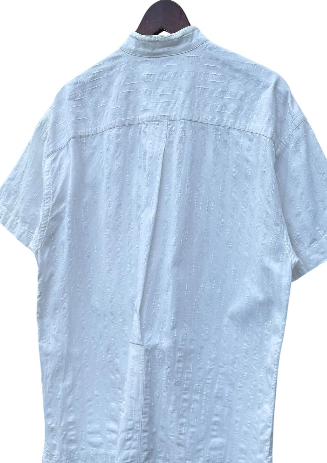 Issey Miyake Issey Miyake Design Studio White Button Up Shirt Size US M / EU 48-50 / 2 - 8 Thumbnail