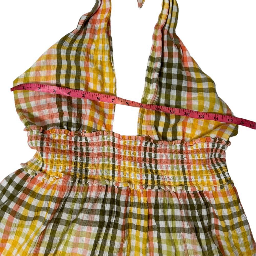 Designer aerie l Spring Fling Plaid Halter Dress Medium Size M / US 6-8 / IT 42-44 - 5 Thumbnail