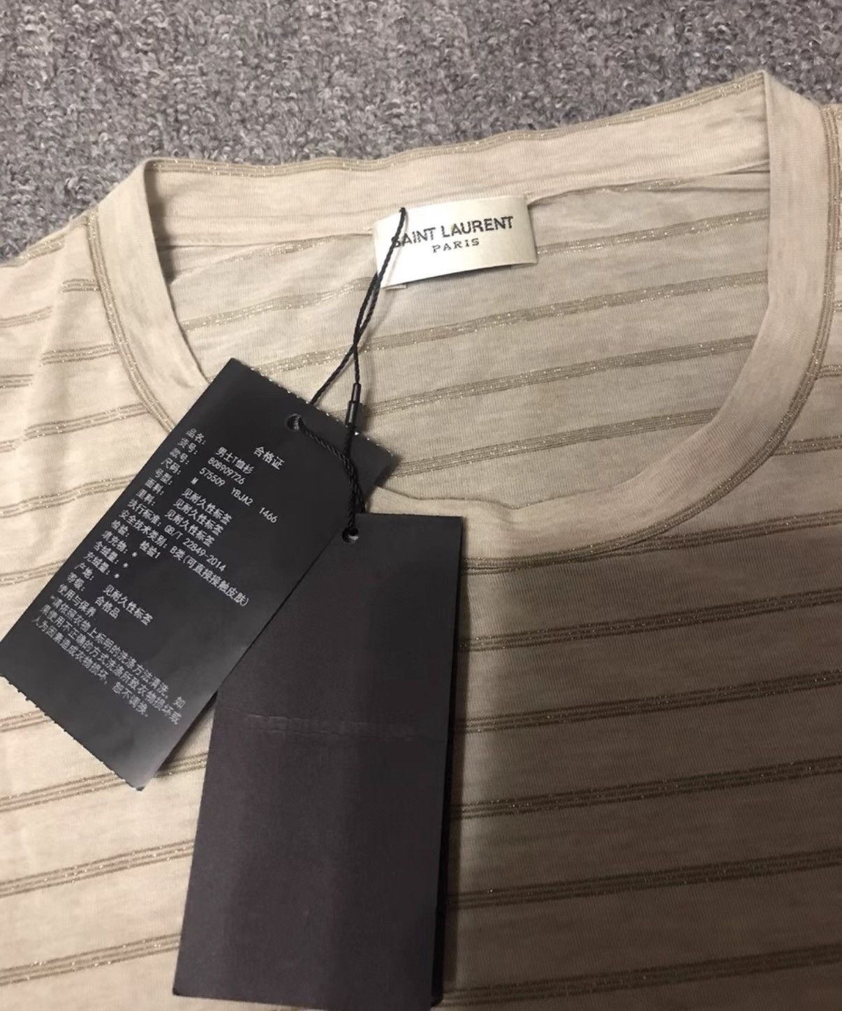 Saint Laurent Paris Saint Laurent Paris Short-Sleeve T-Shirt Size US M / EU 48-50 / 2 - 4 Thumbnail