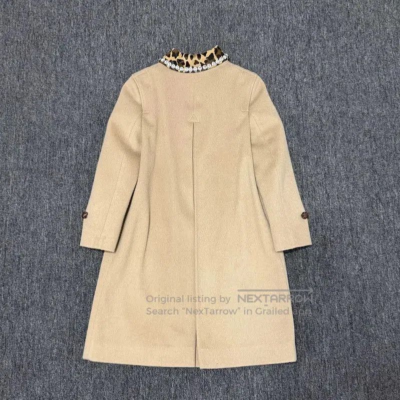Miu Miu Miu Miu Women's Khaki Wool Coat . Size S / US 4 / IT 40 - 1 Thumbnail