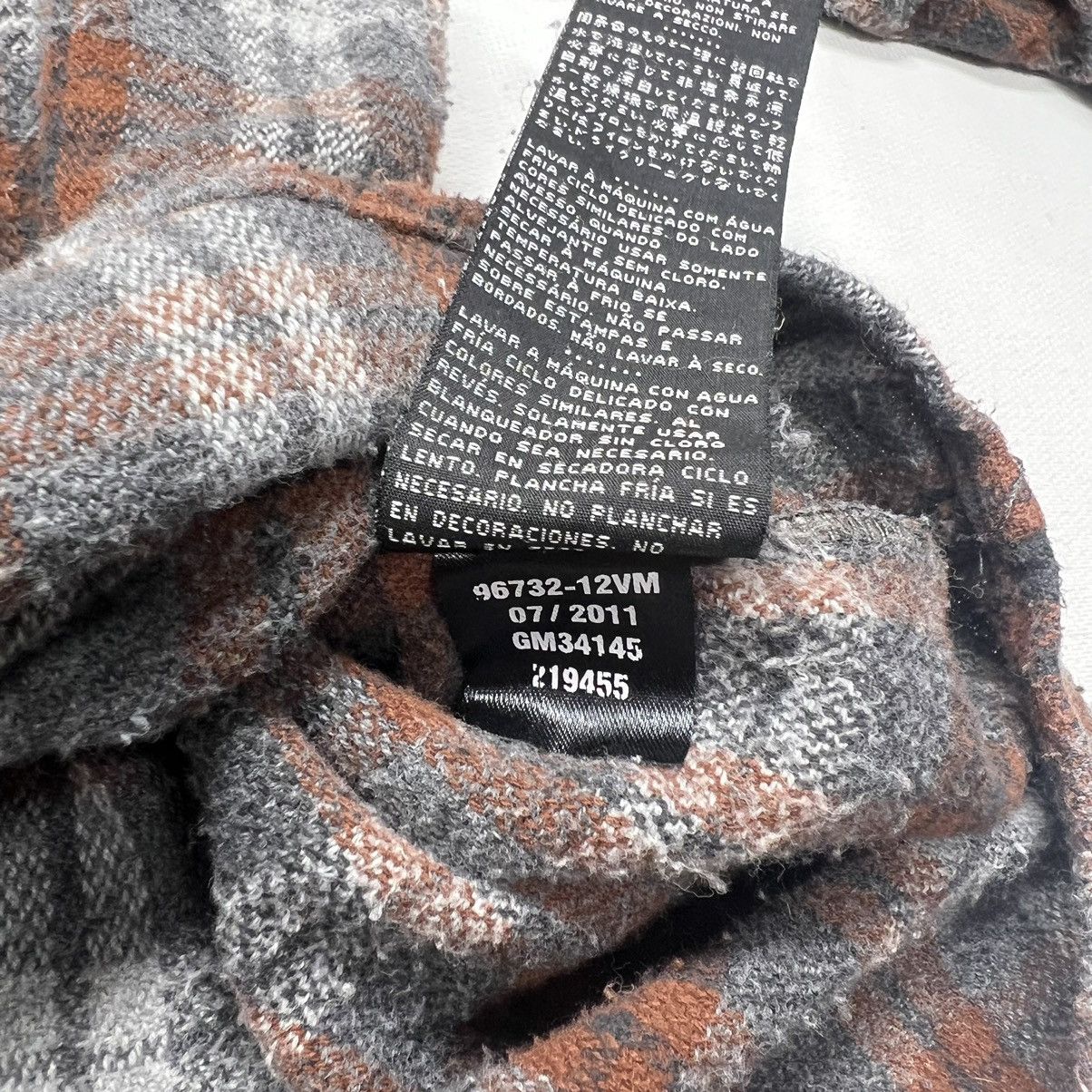 Harley Davidson Harley Davidson Flannel Shirt Brown Button Plaid Motorcycle Size US XXL / EU 58 / 5 - 12 Thumbnail