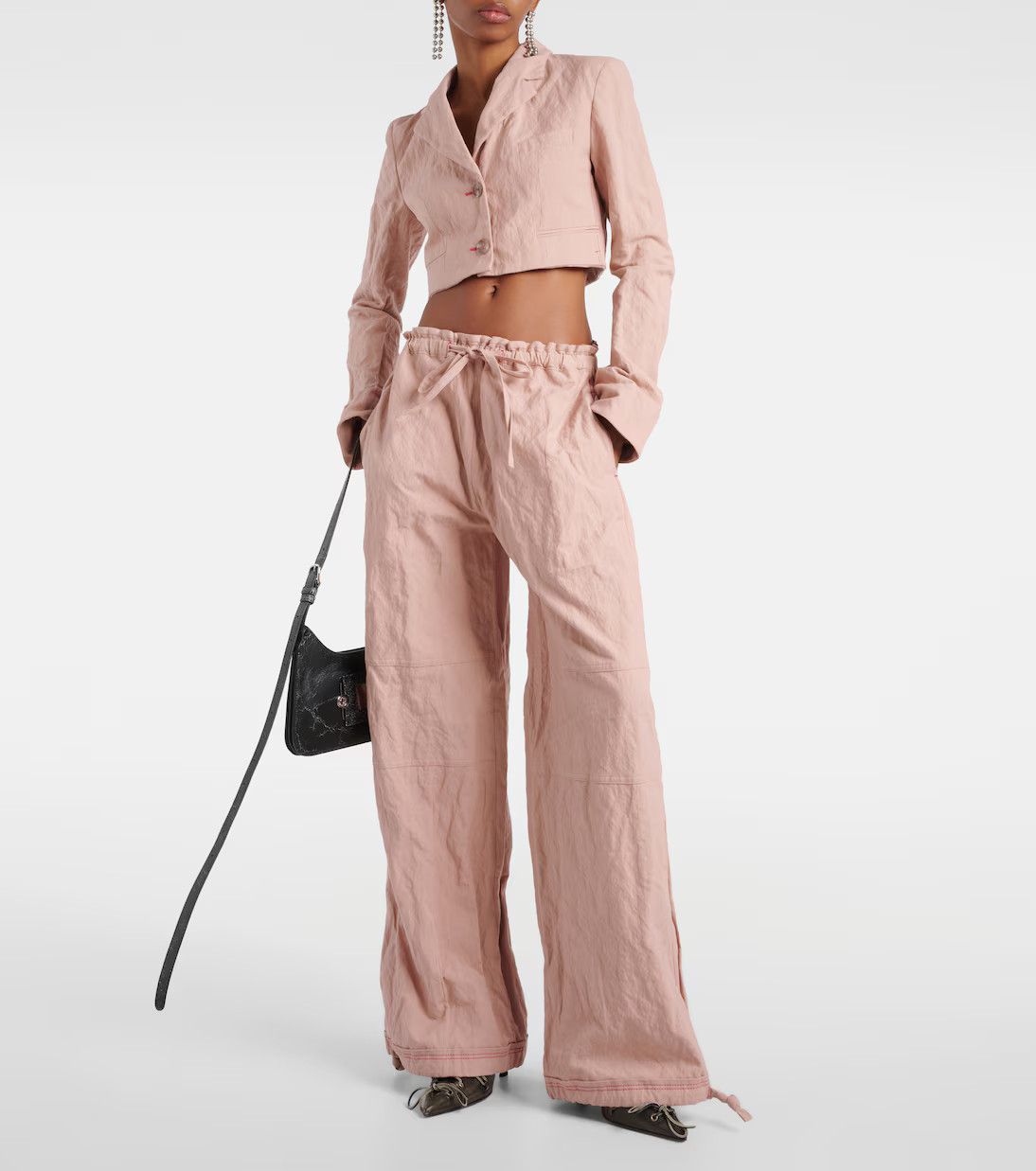 Acne Studios o1y0725 Sweatpant in Light Pink Size 30" / US 8 / IT 44 - 6 Thumbnail