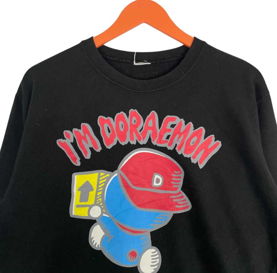 Anime Vintage Doraemon Big Printed Logo Sweatshirt Size US M / EU 48-50 / 2 - 4 Thumbnail