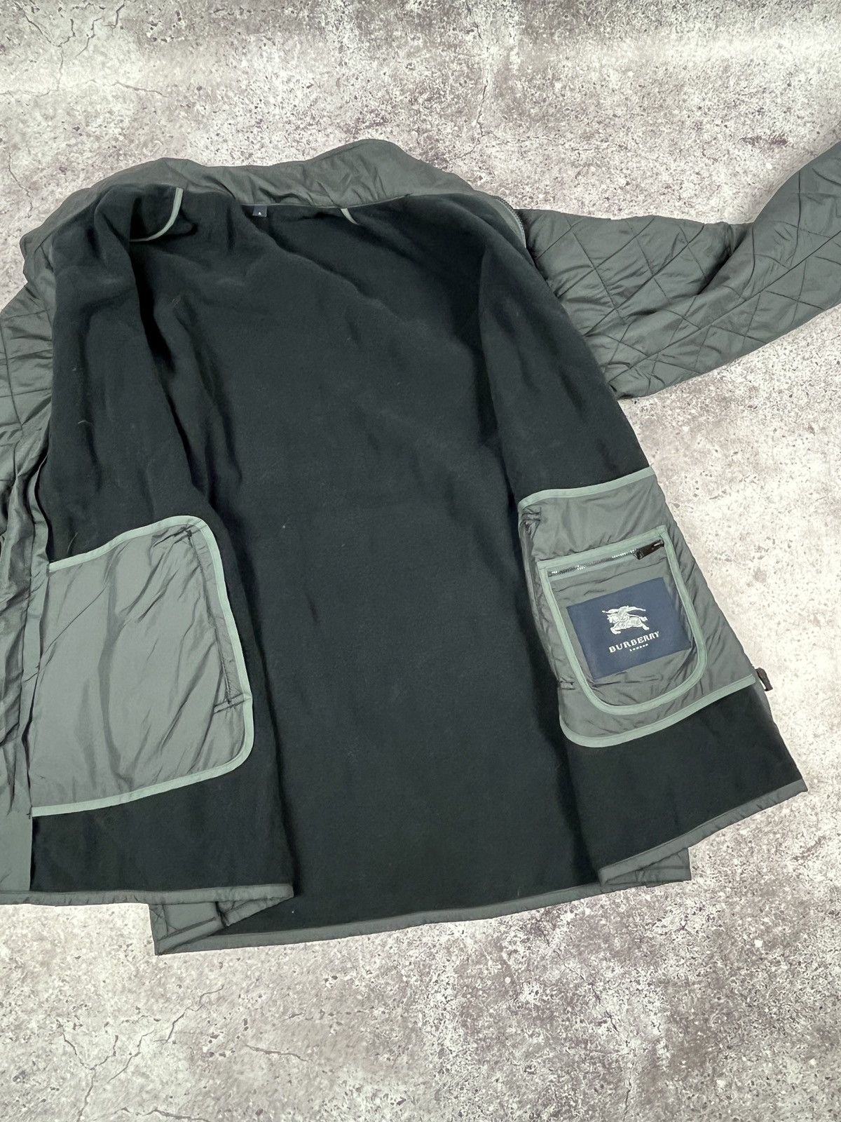 Burberry × Vintage Vintage🔥Burberry London Quilted Jacket Size US L / EU 52-54 / 3 - 11 Thumbnail