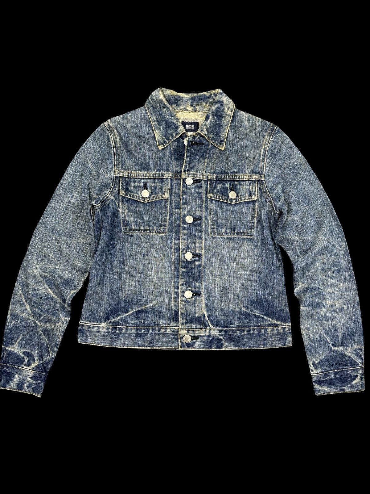 Spellbound 💥Raw Fades💥Vtg DMG Type 3 Trucker Jacket F951 Size US XS / EU 42 / 0 - 1 Thumbnail