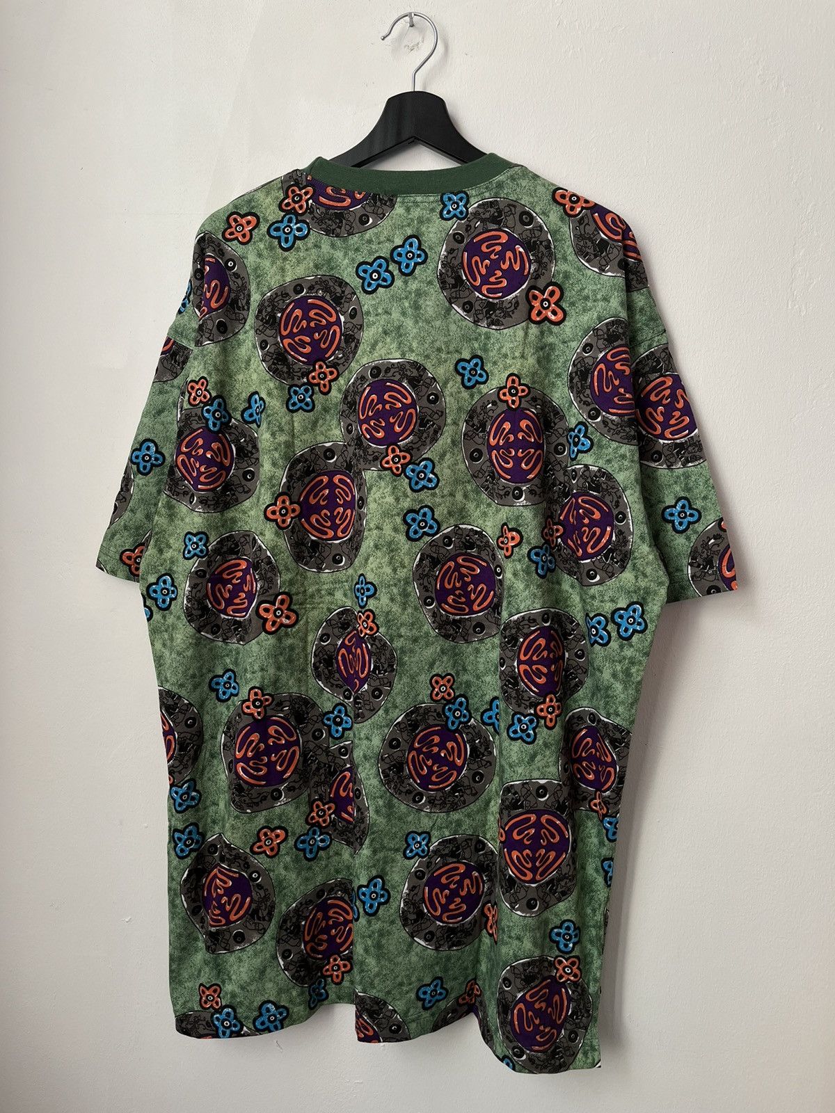 Vintage Vintage 90s Adidas Avant Garde Mayans T-shirt Size US XL / EU 56 / 4 - 5 Thumbnail