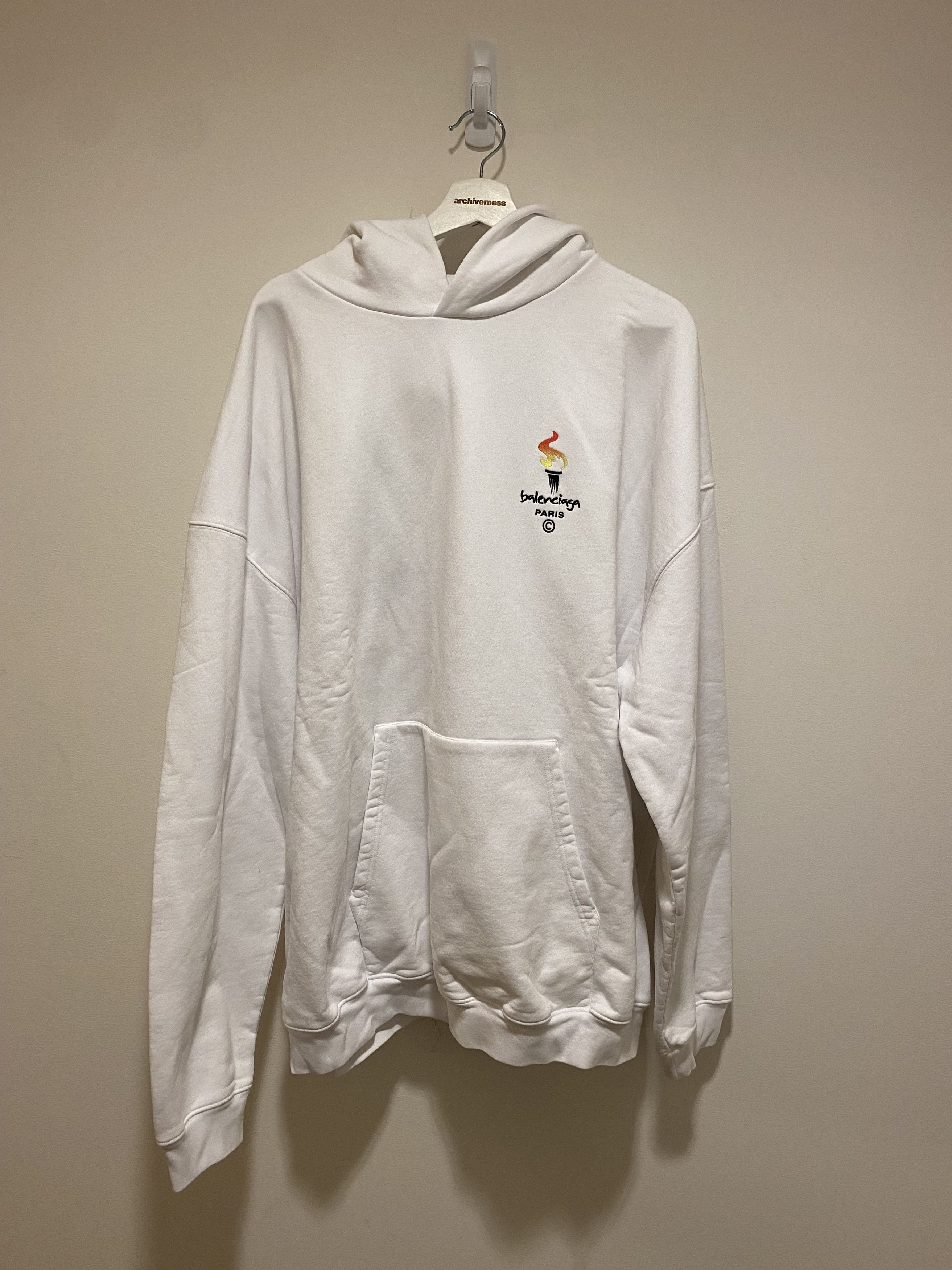 【BALENCIAGA】Olympics Embroidery hoodie Balenciaga Paris Olympics Embroidery