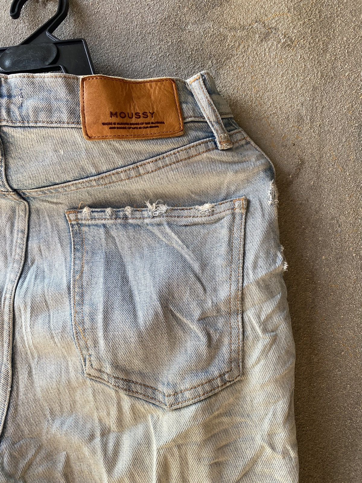 Designer × Japanese Brand × MOUSSY Moussy Acid Wash Denim Pants Made in Japan Size US 27 - 10 Thumbnail