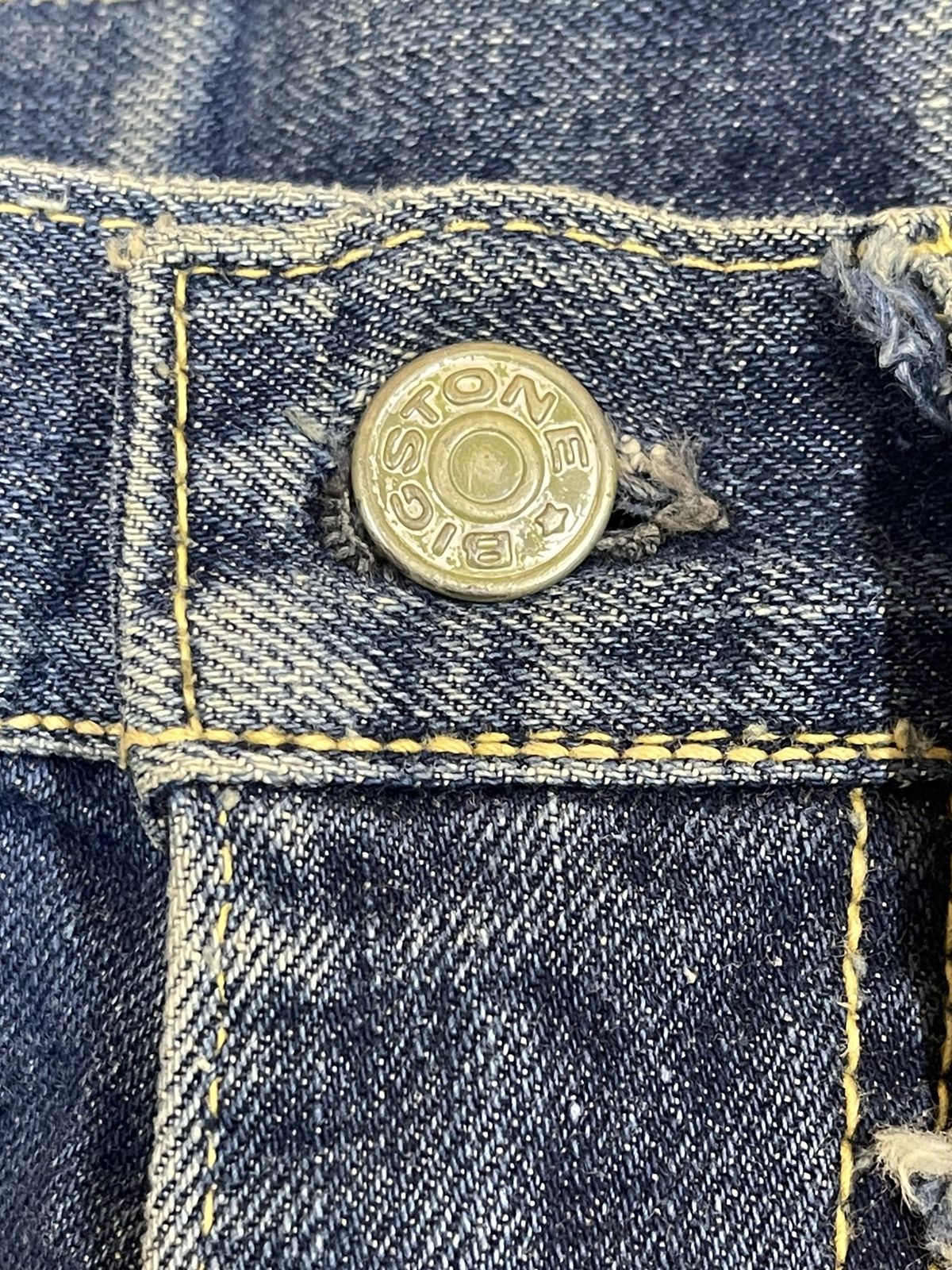 If Six Was Nine Vintage Japanese Brand Mud Wash Bell Bottom Flare Jeans Size US 29 - 9 Thumbnail