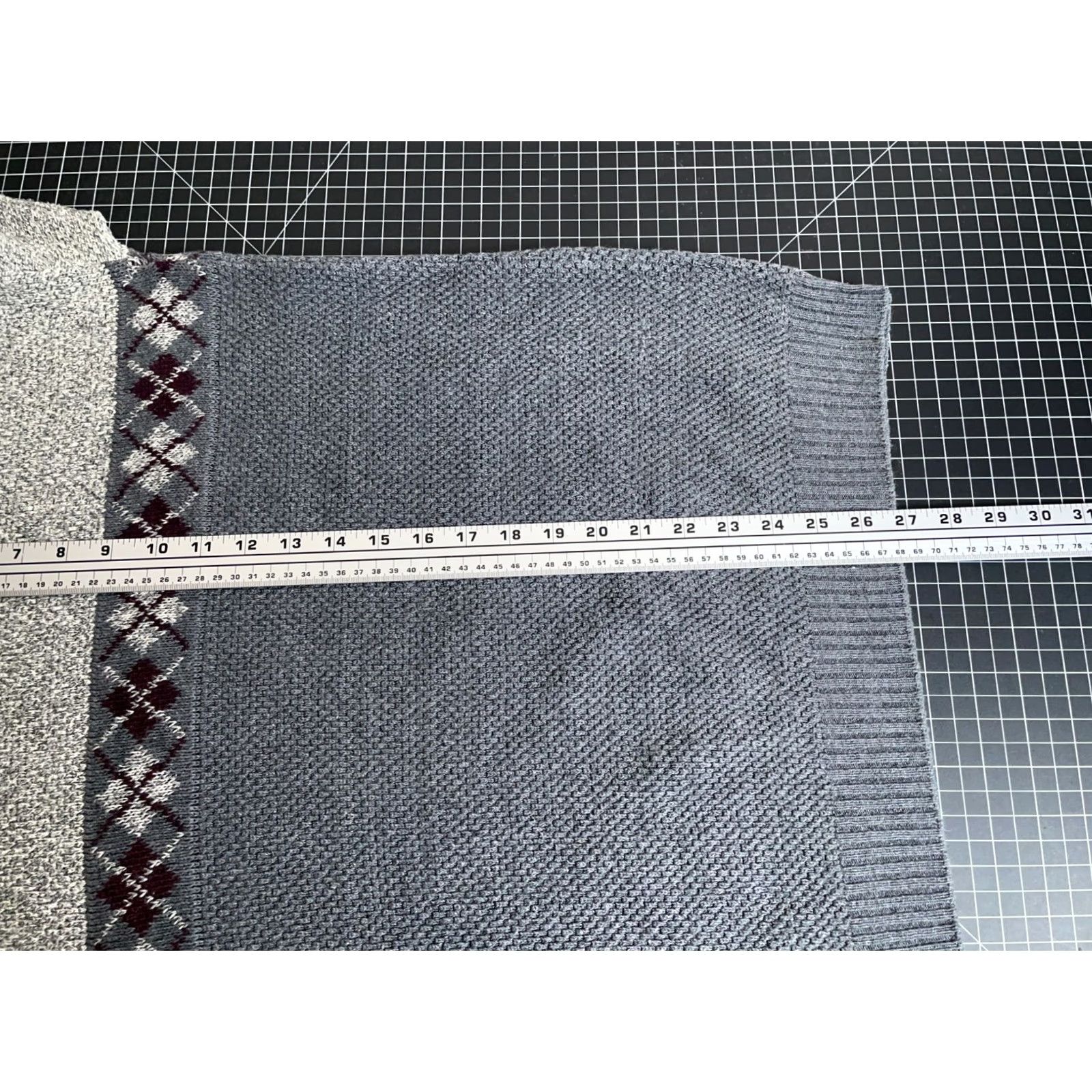 Vintage VINTAGE Towncraft Sweater Casual Knitt XL Gray Diamond Pattern USA Made Knit Crew Neck Mens XL Pullover 90s Retro Size US XL / EU 56 / 4 - 6 Thumbnail