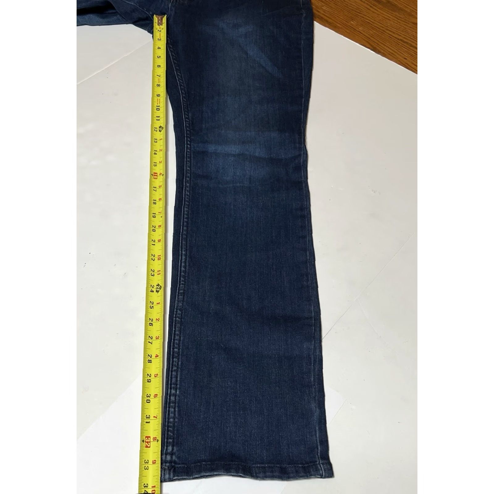Denime JACHS New York Jeans Mens 38x34 Comfort Stretch Denim Blue Straight Fit NWT Size US 38 / EU 54 - 5 Thumbnail