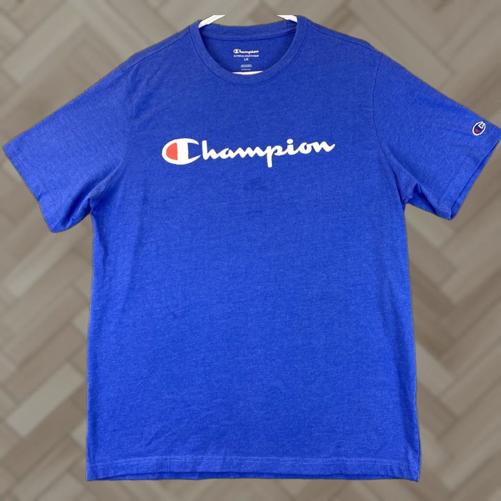 Champion Champion T-Shirt Men L Short Sleeve Graphic Blue / 73-7 Size US L / EU 52-54 / 3 - 1 Thumbnail