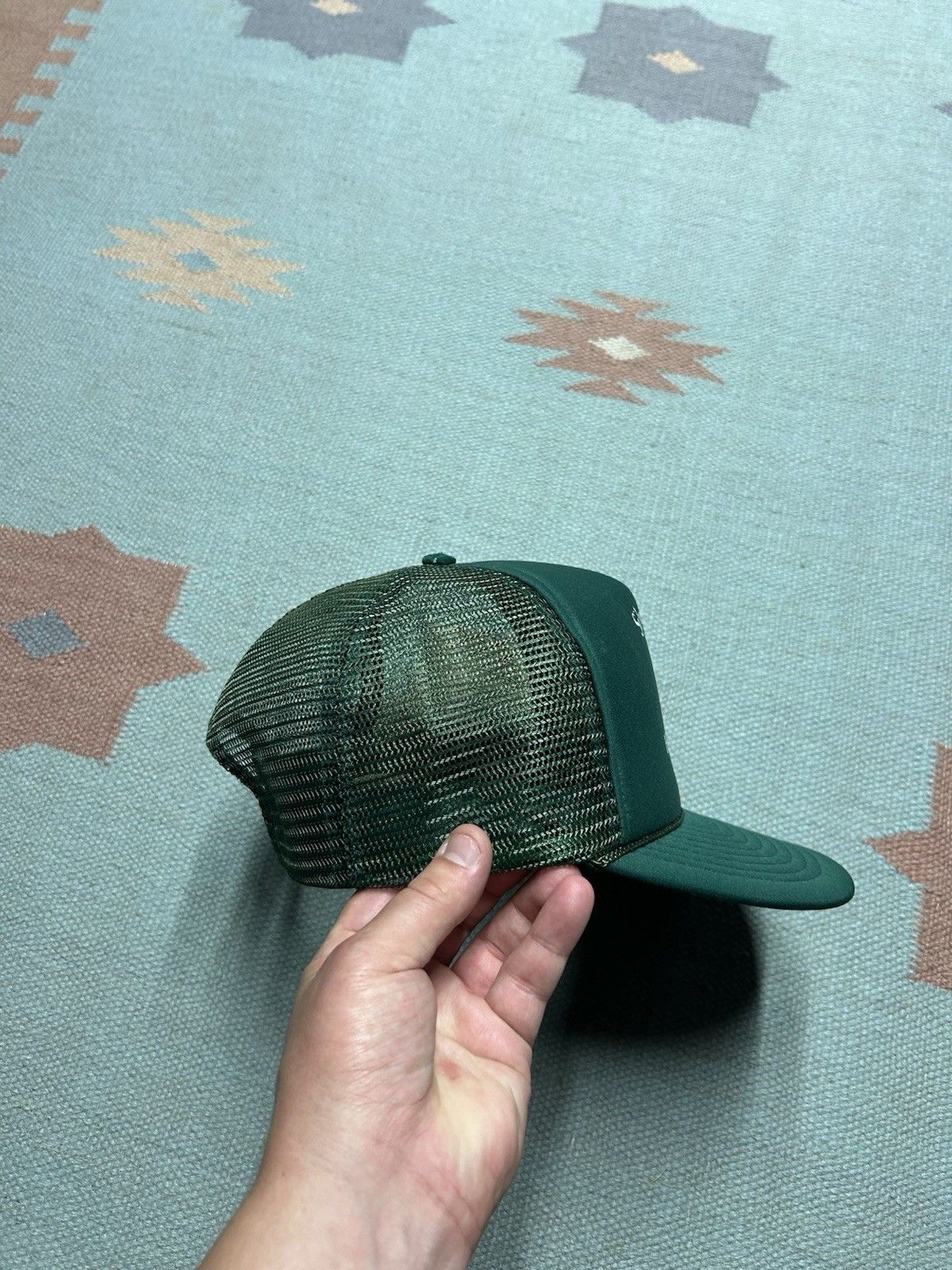 Vintage Vtg trucker hat silver lake horse shoe club Fenton Michigan Size ONE SIZE - 9 Thumbnail
