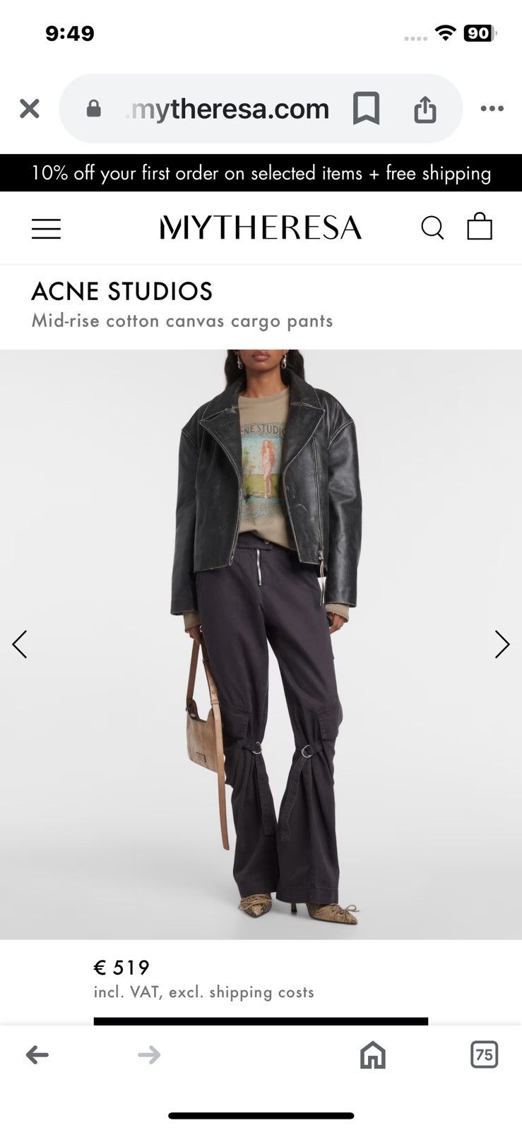 Acne Studios new AW24/25 Size 24" / US 00 / IT 34 - 10 Thumbnail