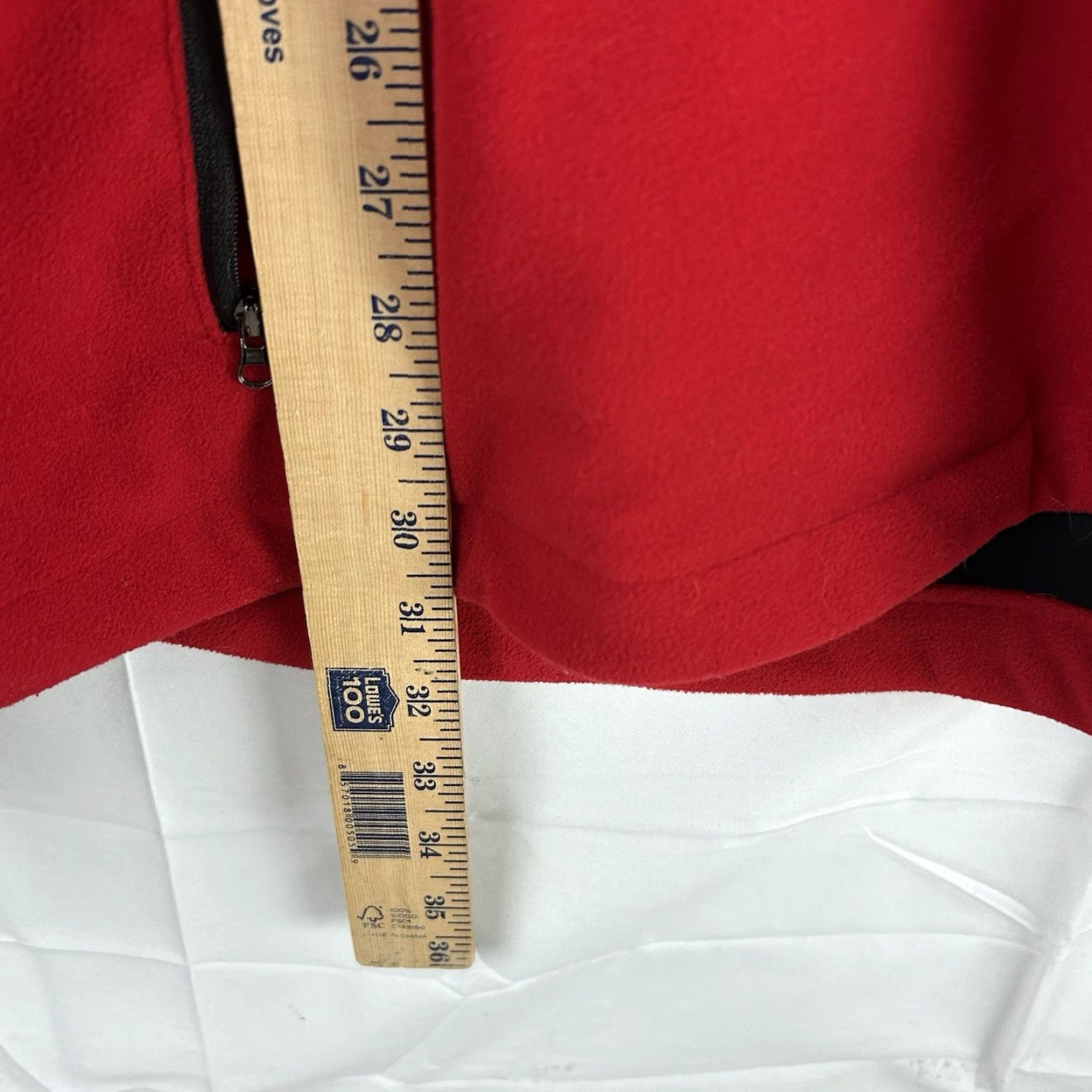 Footjoy FootJoy Dryjoys Jacket XL 1/2 Zip Pullover Fleece Long Sleeve Red Mens Size US XL / EU 56 / 4 - 5 Thumbnail