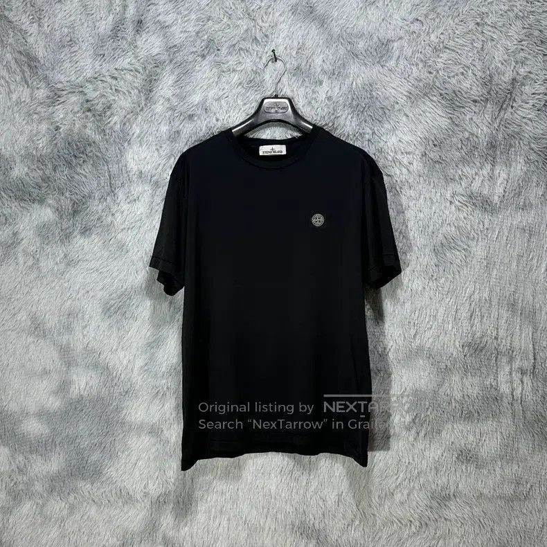 Stone Island Stone Island Square Logo Short Sleeve T-Shirt Black XL Size US XL / EU 56 / 4 - 1 Thumbnail
