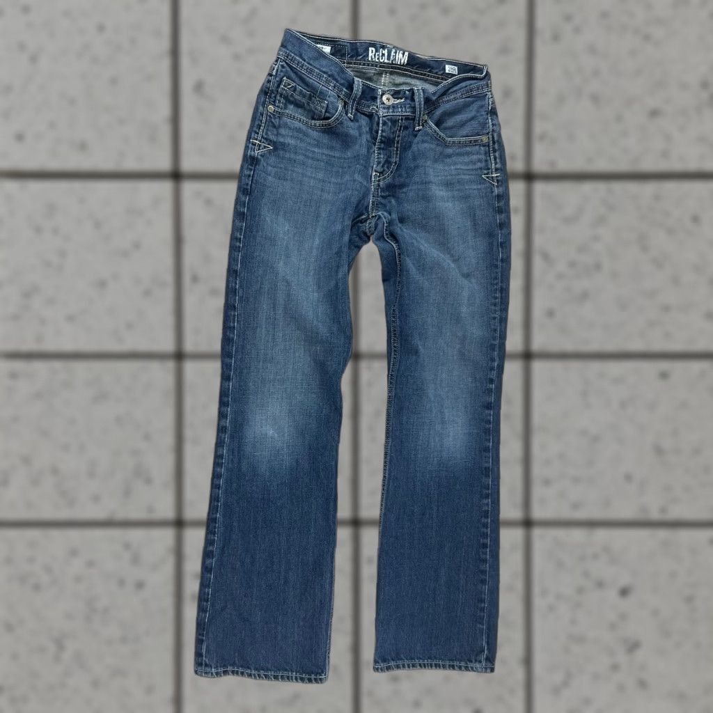 Denime ReClaim Jeans Bootcut Denim Blue 28x31 Mens Regular Modern Fit Badged ReClaim Distressed Good condition Size US 28 / EU 44 - 1 Thumbnail