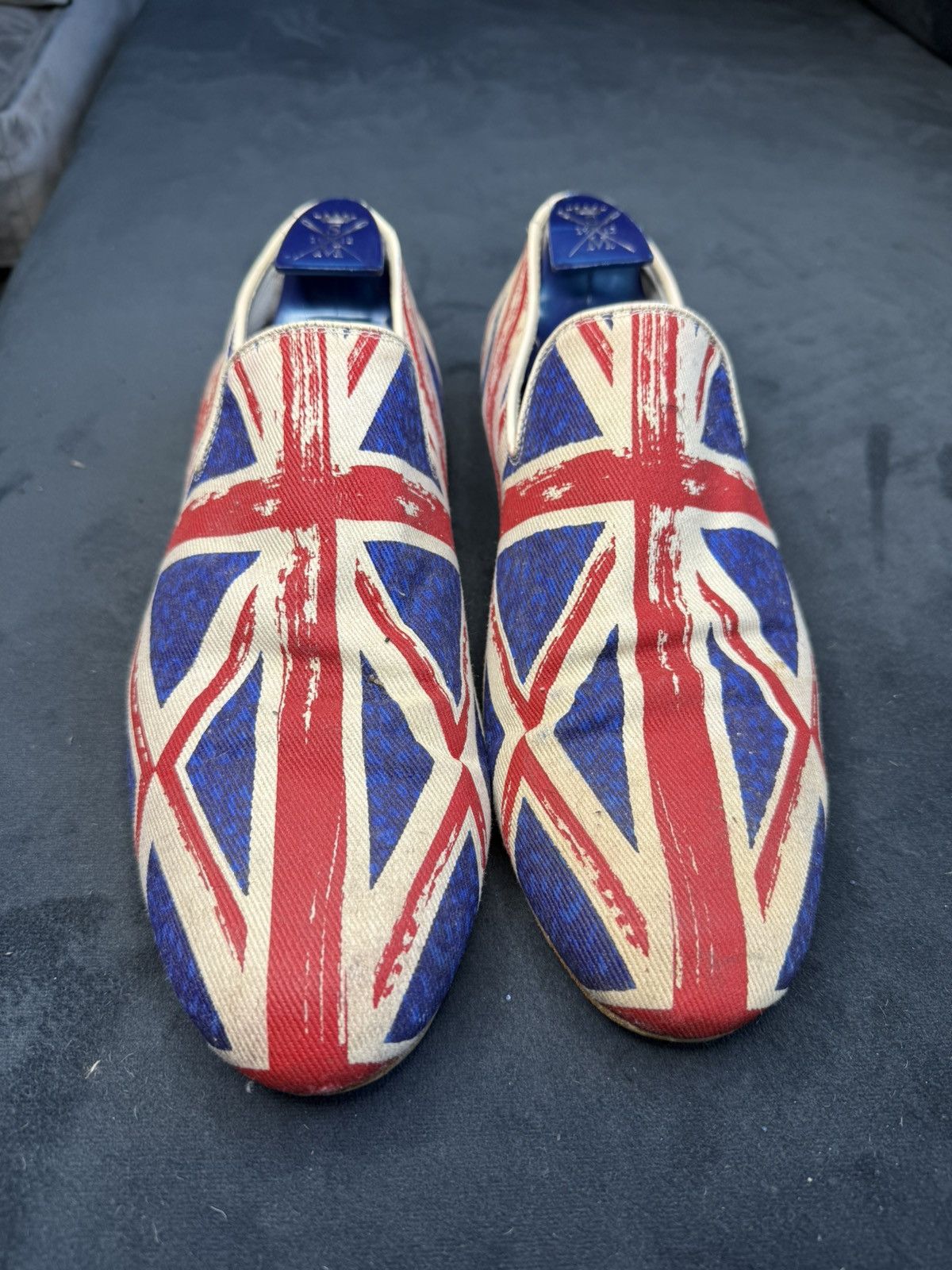 Jimmy Choo Rare Jimmy Choo Union Jack loafers EU 44.5 Size US 10 / EU 43 - 2 Thumbnail