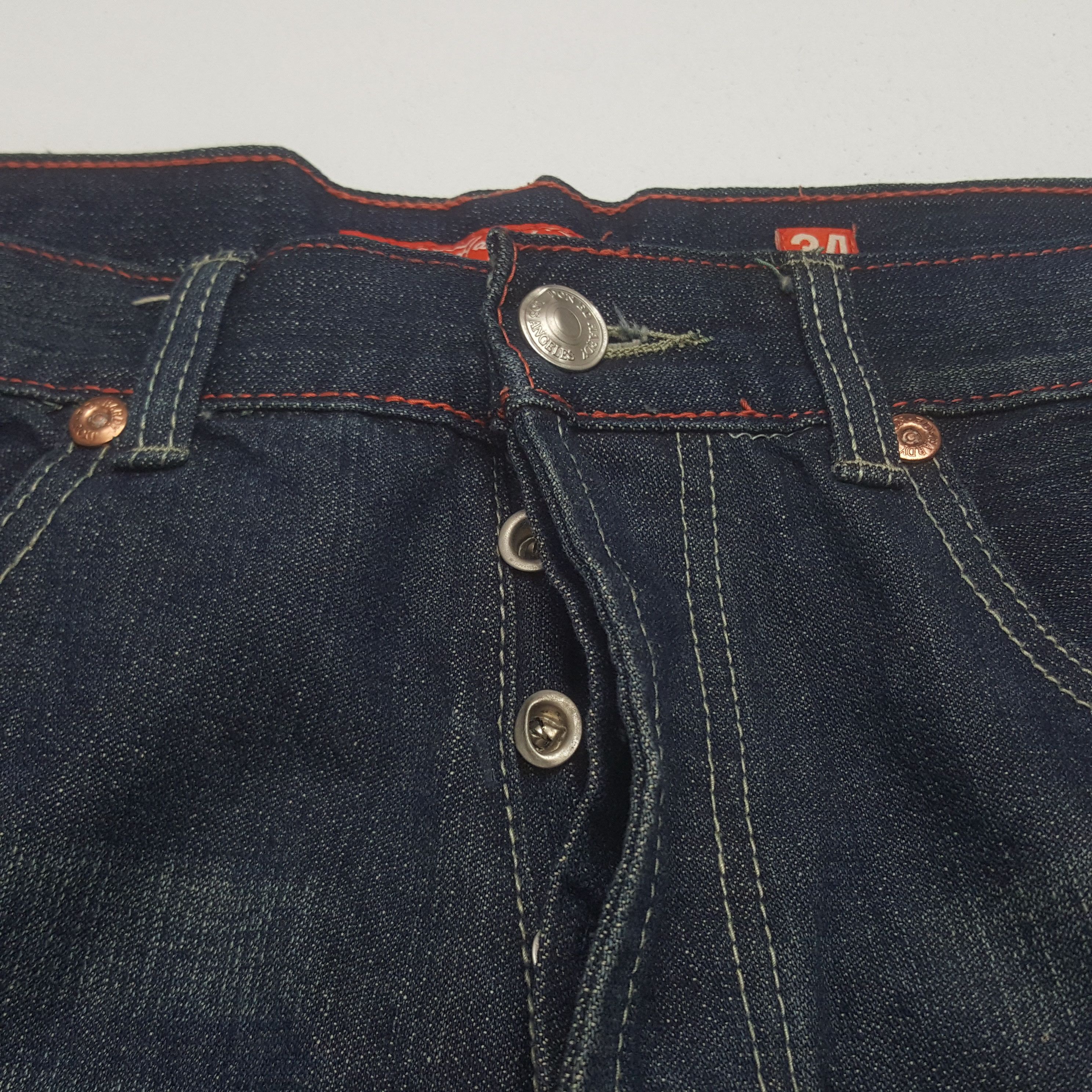 Ed Hardy Vintage Ed Hardy Denim Jeans Size US 35 - 14 Thumbnail